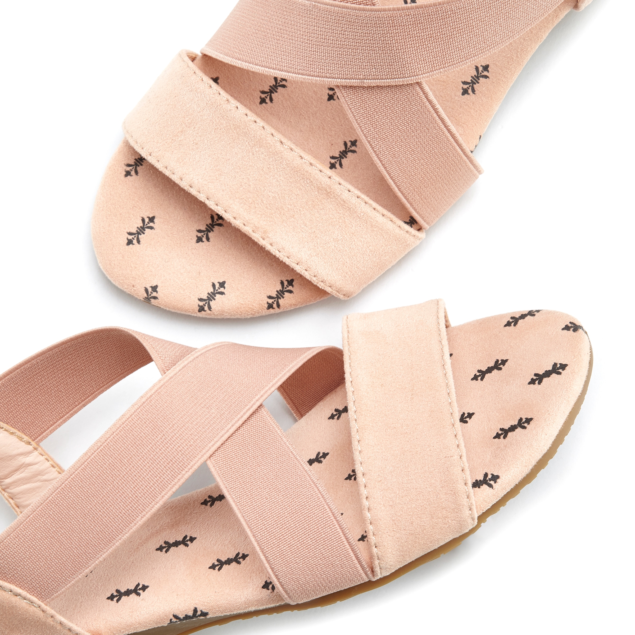 Vivance Sandalette »Sommerschuh, Sandale,«, Sandale, Sommerschuh mit elastischen Riemchen und Keilabsatz VEGAN