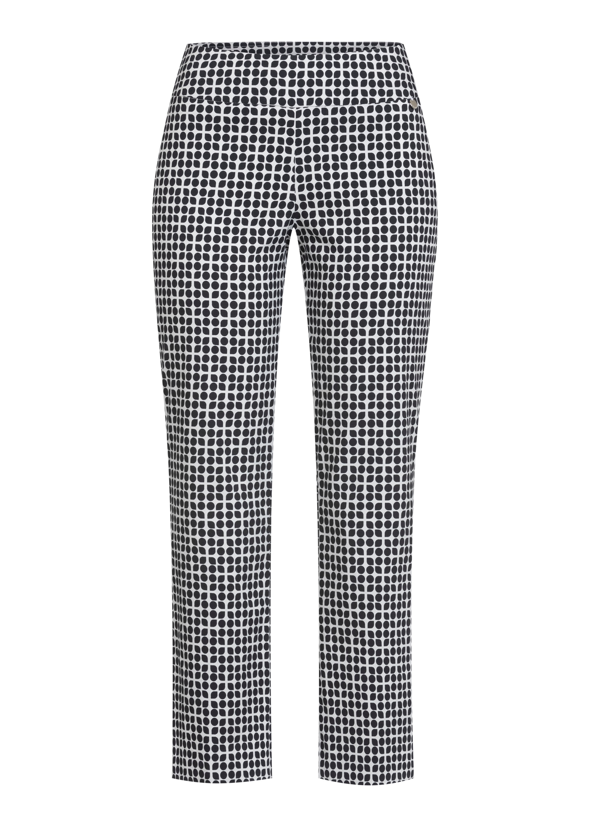 Stehmann Stoffhose, Sommerhose mit grafischem Muster