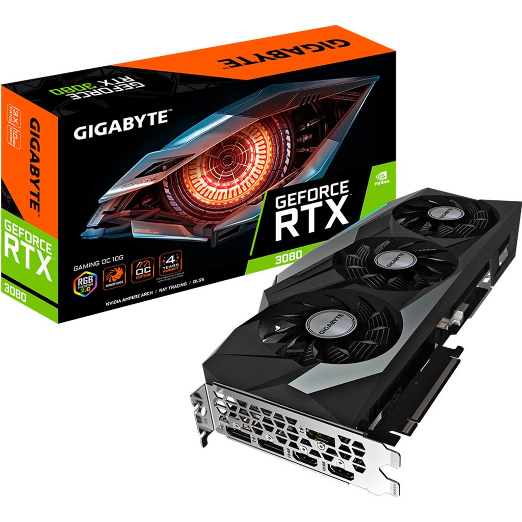 Gigabyte Grafikkarte »GeForce RTX 3080 GAMING OC (rev. 2.0)«, 10 GB, GDDR6X