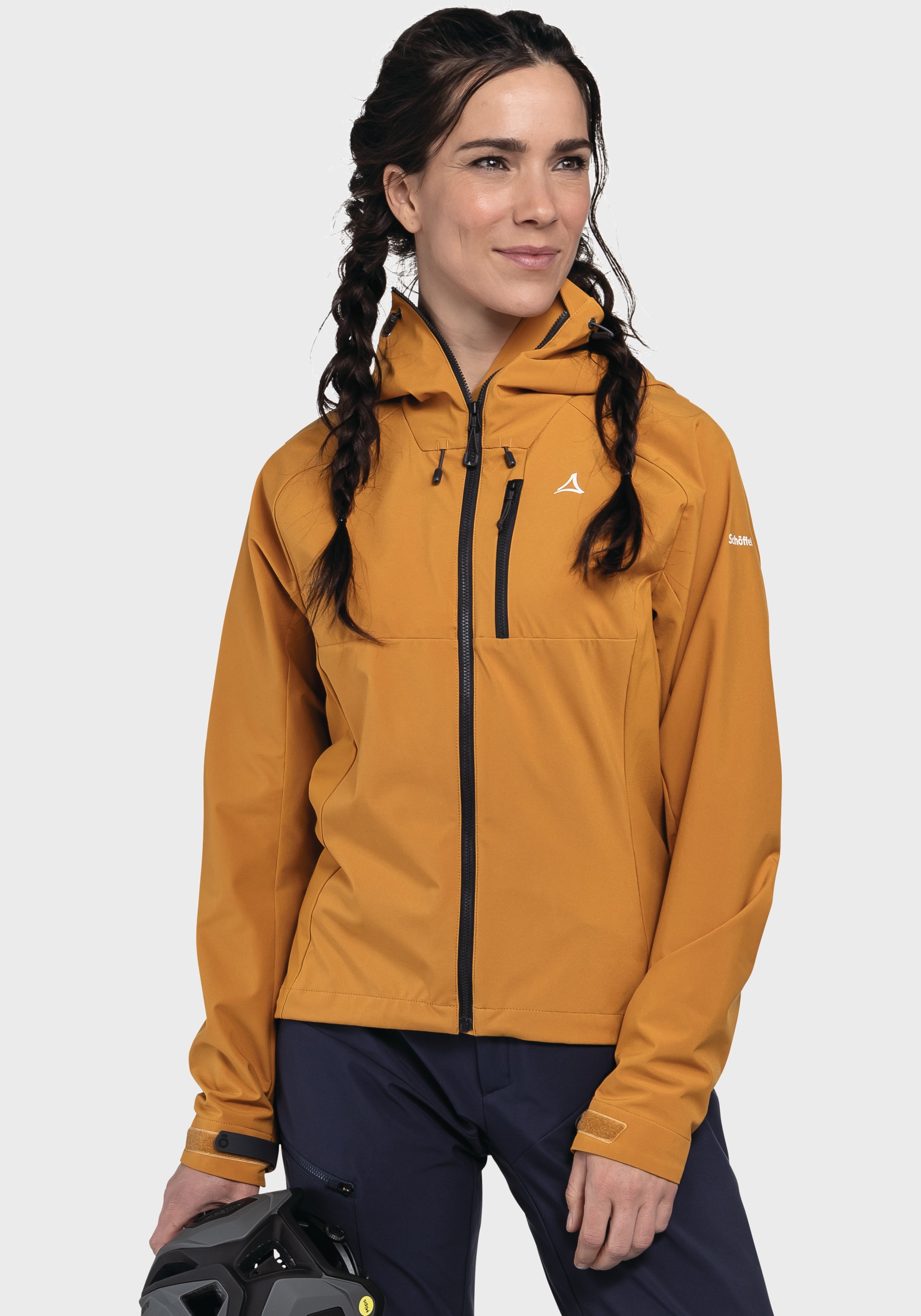 Schöffel Outdoorjacke »Bike Hybrid Jk Style Salza WMS«, mit Kapuze