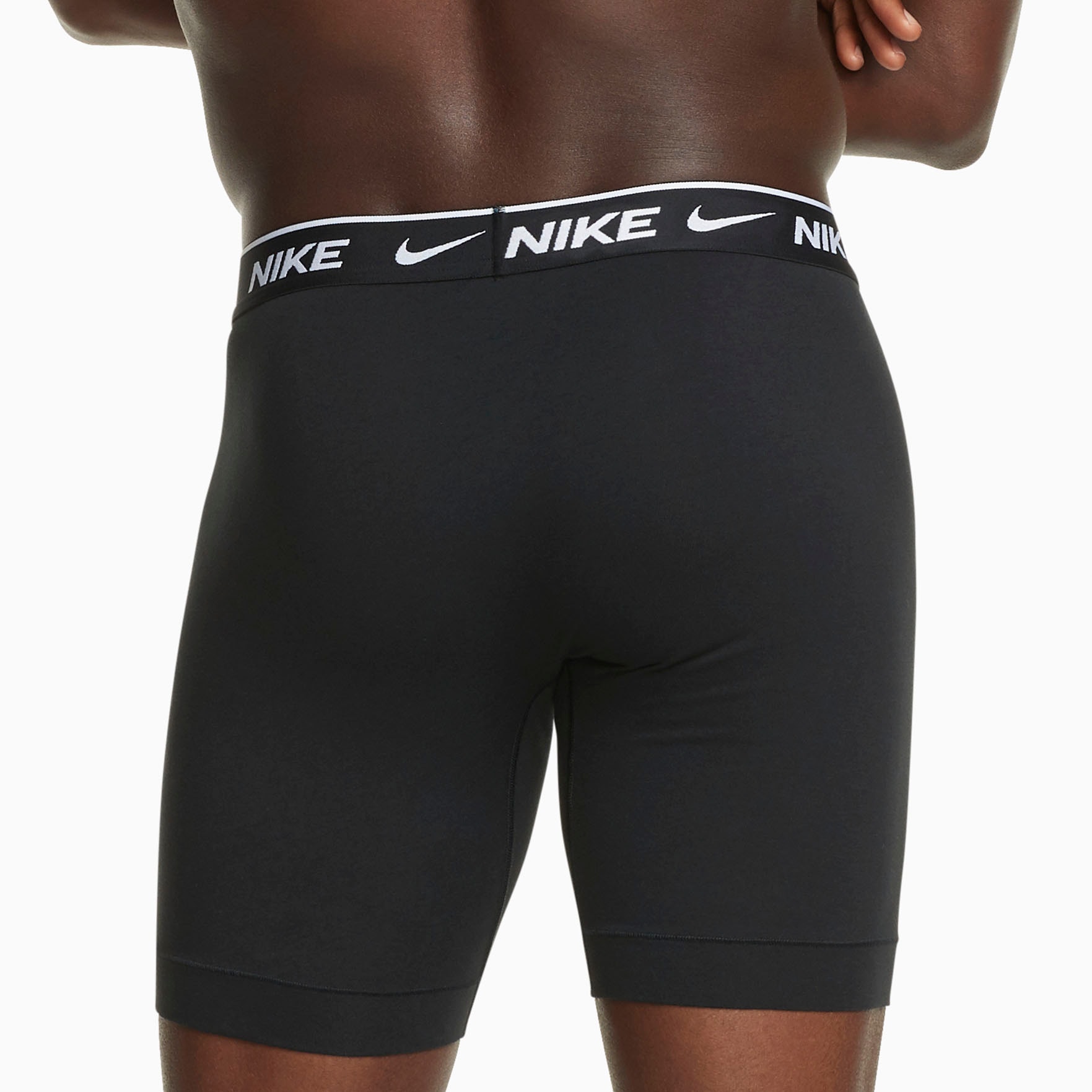 NIKE Underwear Boxer »BOXER BRIEF LONG 3PK«, (Packung, 3 St., 3er), mit Logo-Elastikbund