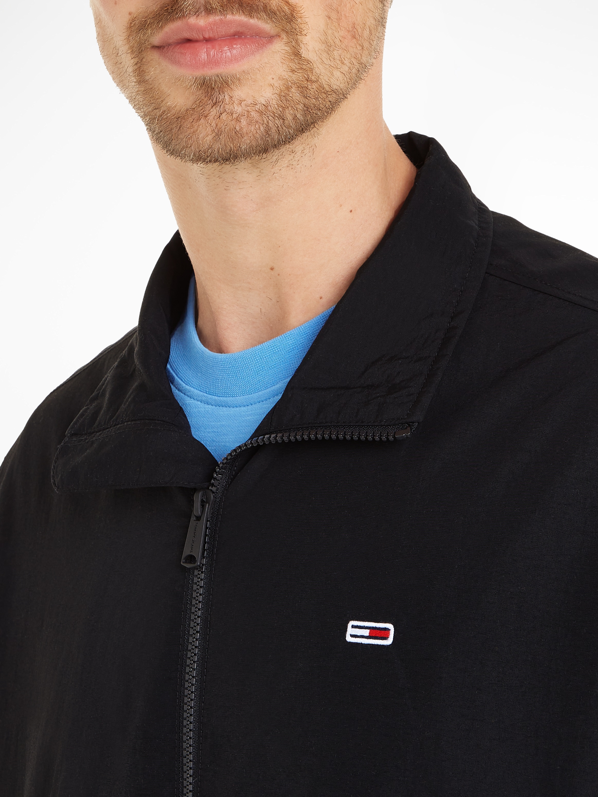 Tommy Jeans Plus Collegejacke »TJM ESSENTIAL JACKET EXT«, Große Größen und Logostickerei