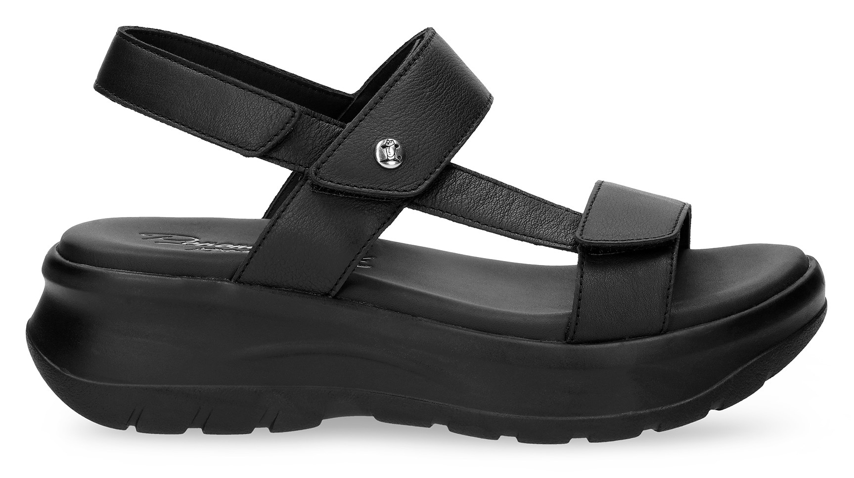 Panama Jack Plateausandale »Noor«, Sandalette, Sommerschuh, Klettschuh mit gepolsterter Innensohle