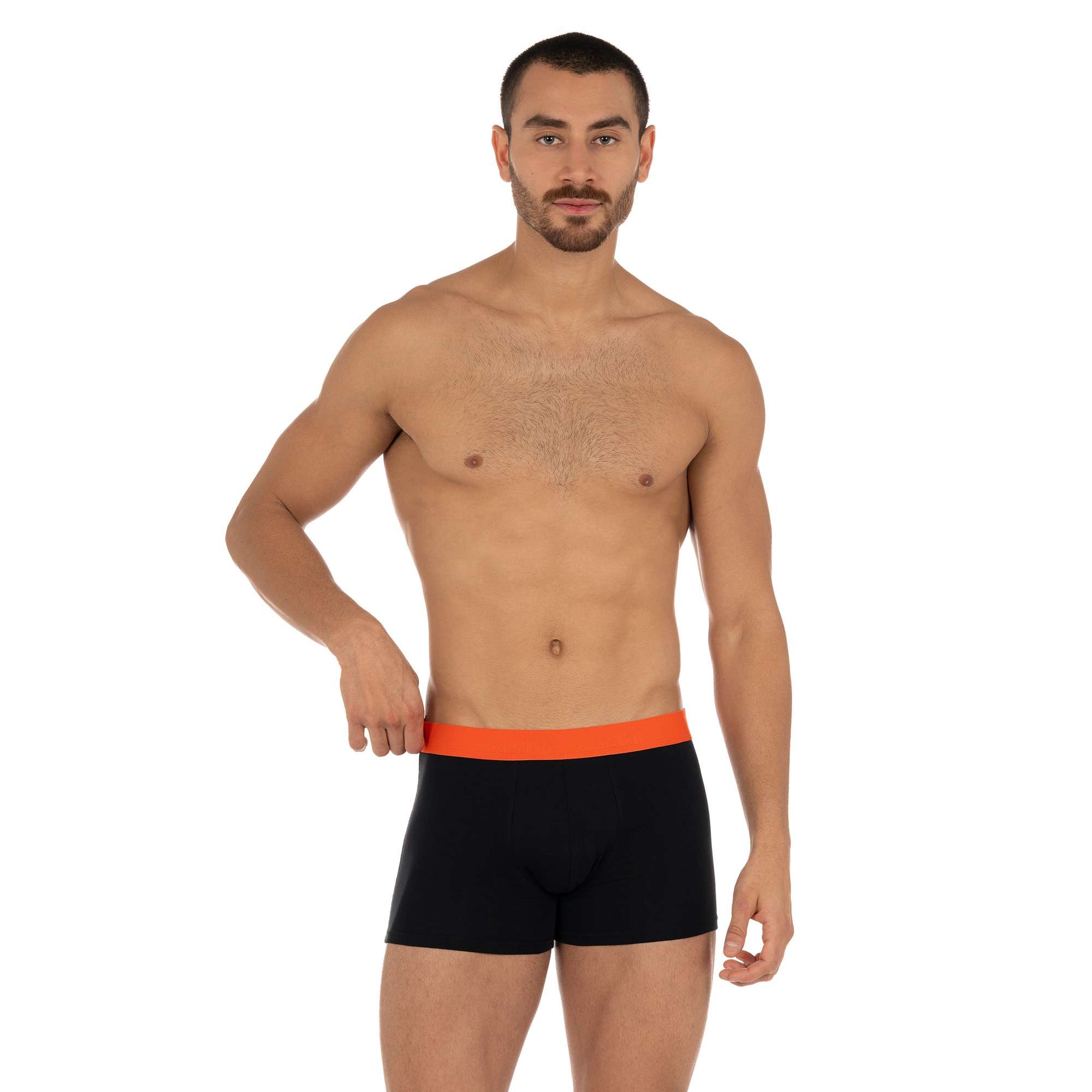 Bruno Banani Boxershorts »FLOWING«, (2er Pack), mit kontrastfarbenem Bündchen