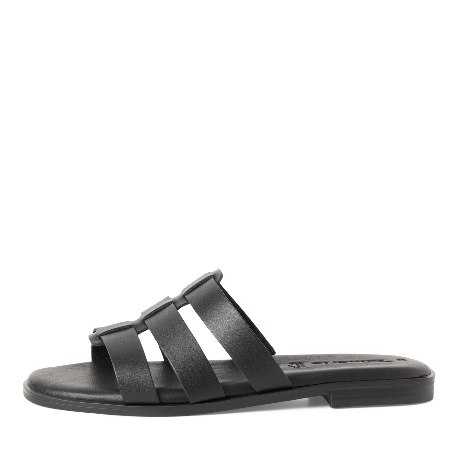 Tamaris Pantolette  , Sommerschuh, Schupfschuh, Flats mit modischen Riemchen