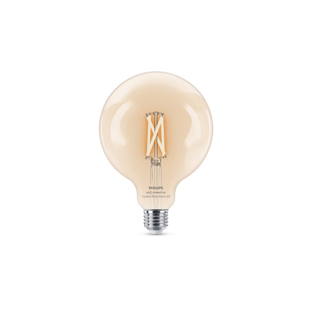 Philips Smarte LED-Leuchte »Filament Lampe 60W G125 E27 CL 1PF/«