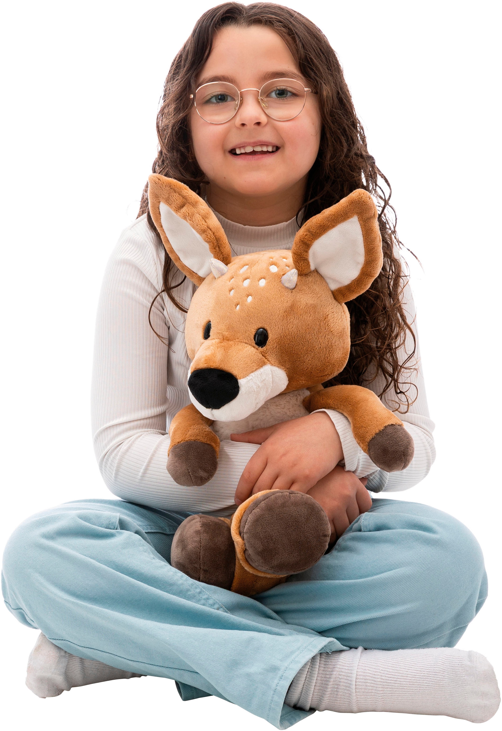 Nici Kuscheltier »Forest Friends, Rehbock René Roebuck, 50 cm schlenkernd« schlenkernd; enthält recyceltes Material