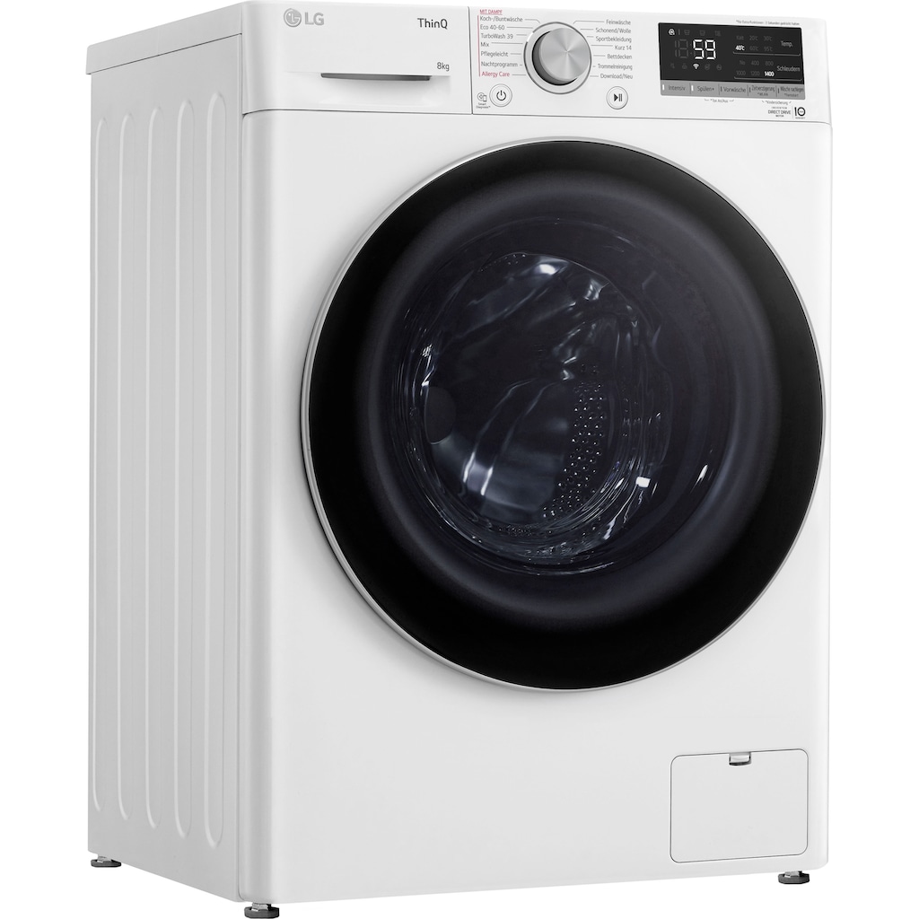 LG Waschmaschine »F4WV7081«, F4WV7081, 8 kg, 1400 U/min