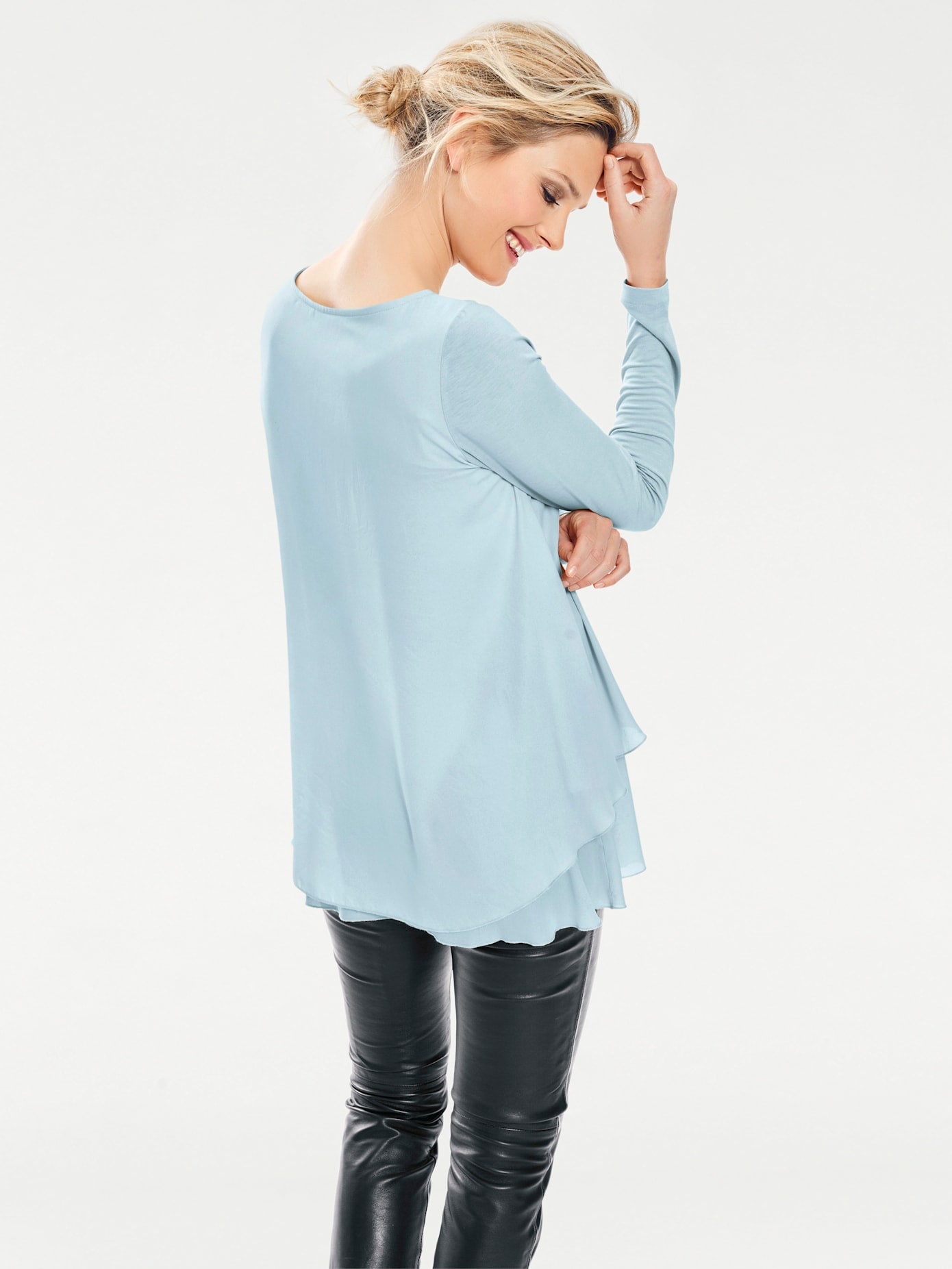 heine Rundhalsshirt »Rundhals-Shirt«, (1 tlg.)