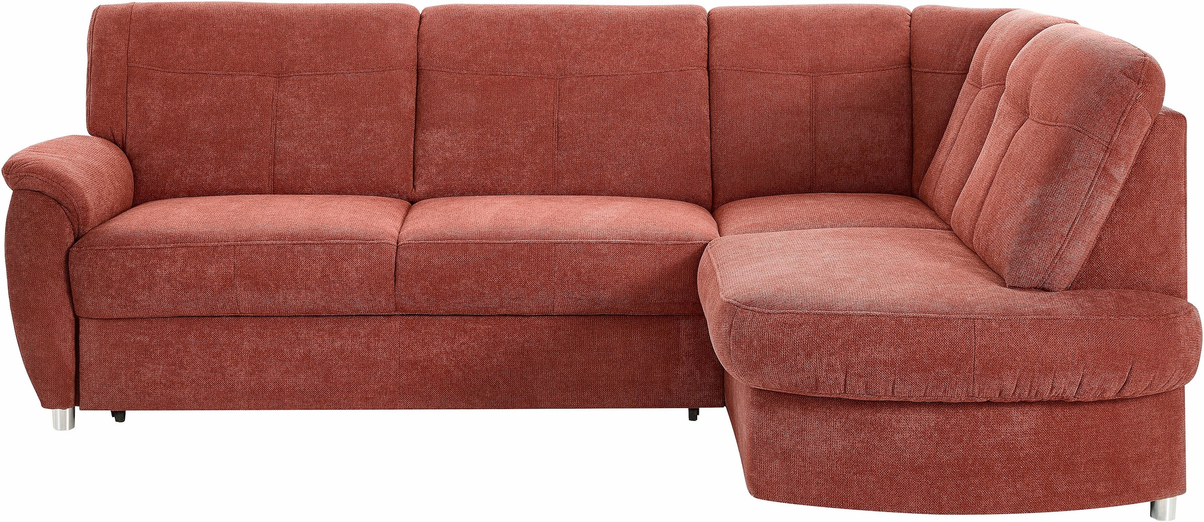 sit&more Ecksofa »Sonoma L-Form«, wahlweise mit Bettfunktion und Bettkasten