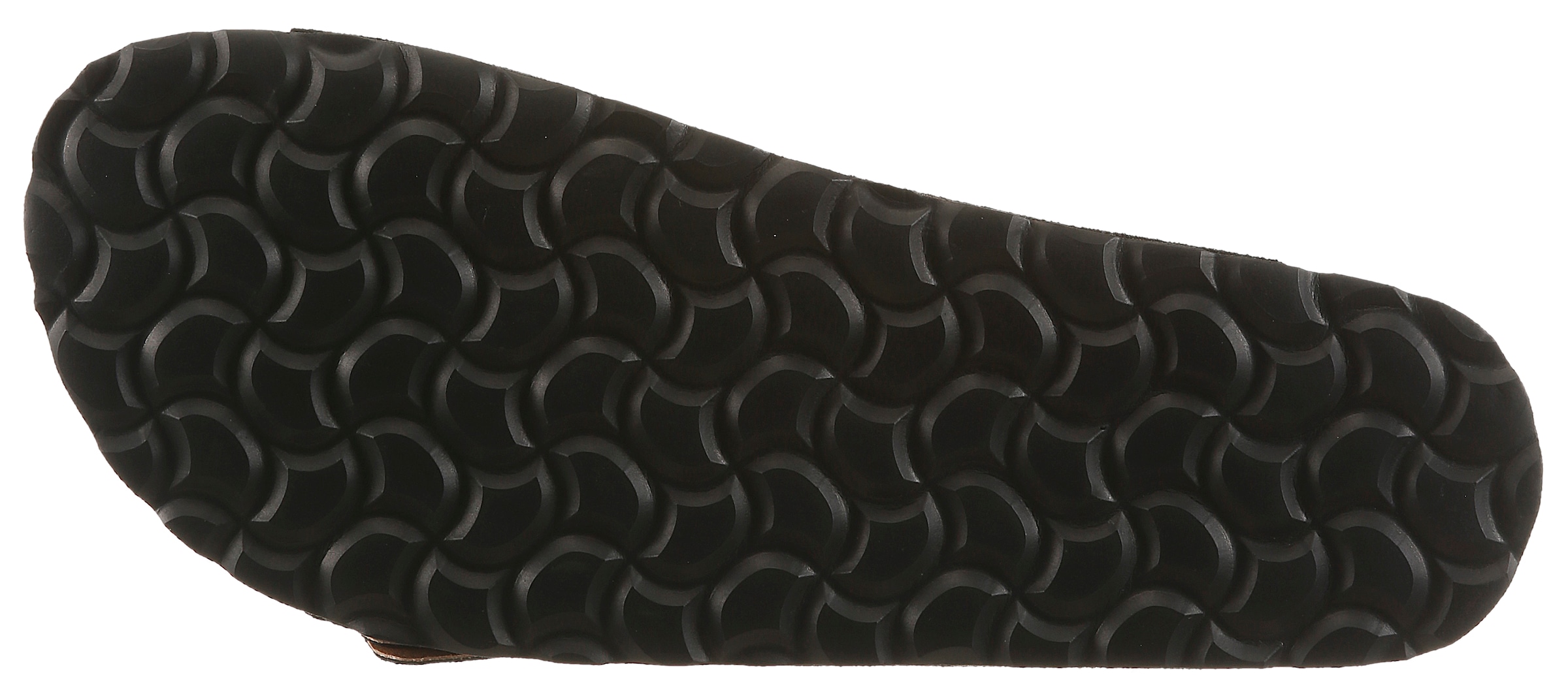 VERBENAS Pantolette »Randell Velour«  Sommerschuh, Flat, Hausschuh mit Softfußbett