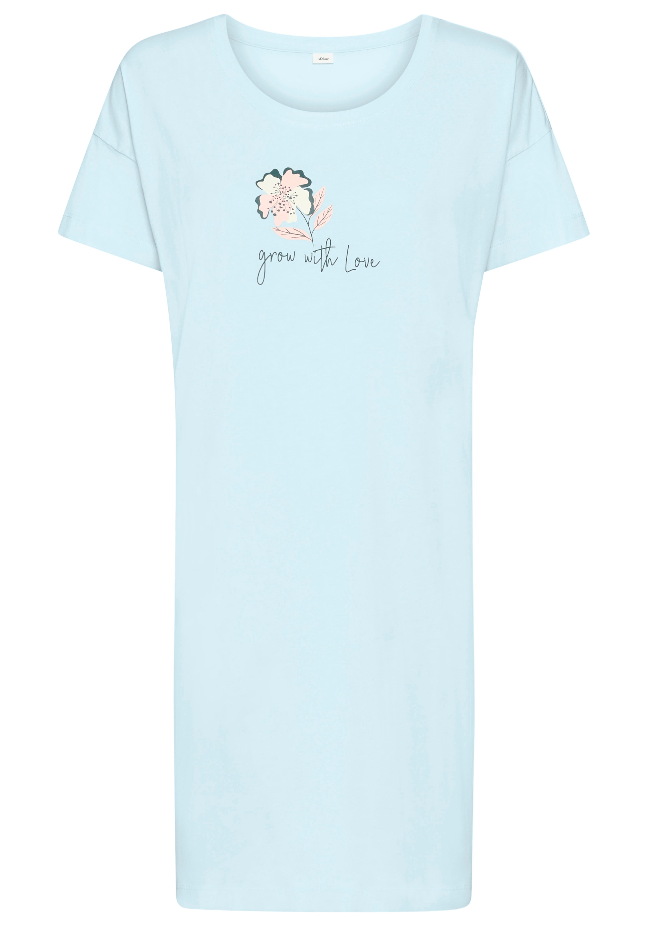 s.Oliver Sleepshirt schöner Frontdruck