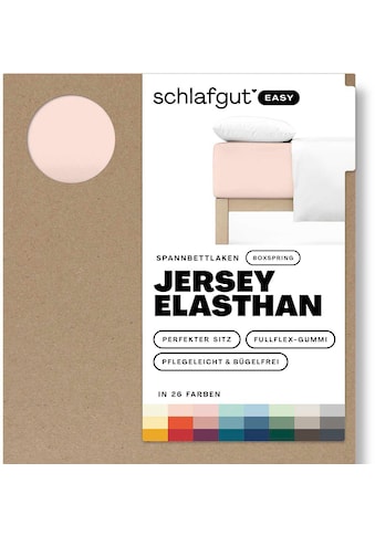 Spannbettlaken »EASY Jersey Elasthan Boxspring«