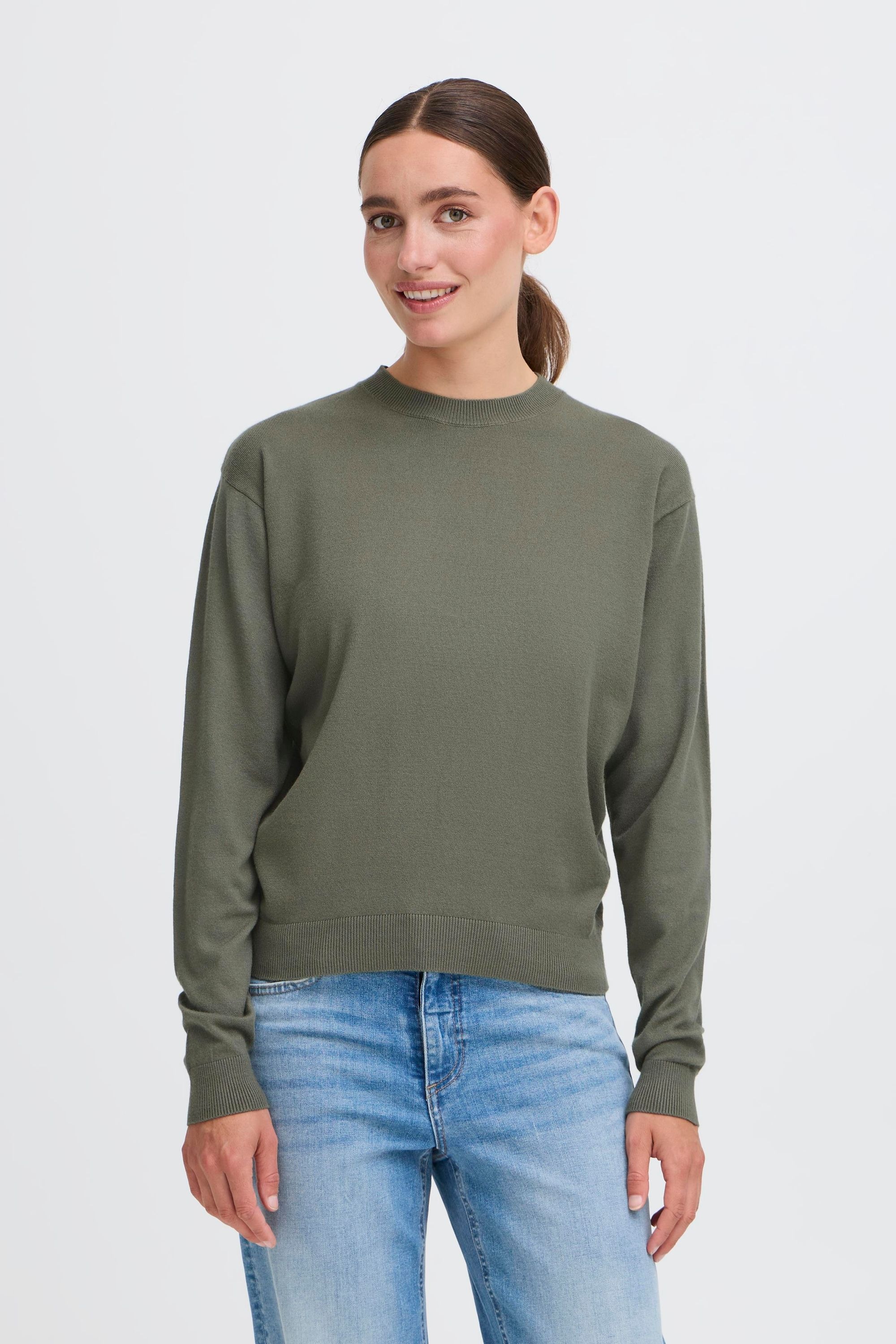 OXMO Strickfleece-Pullover »Strickpullover OXScanny«