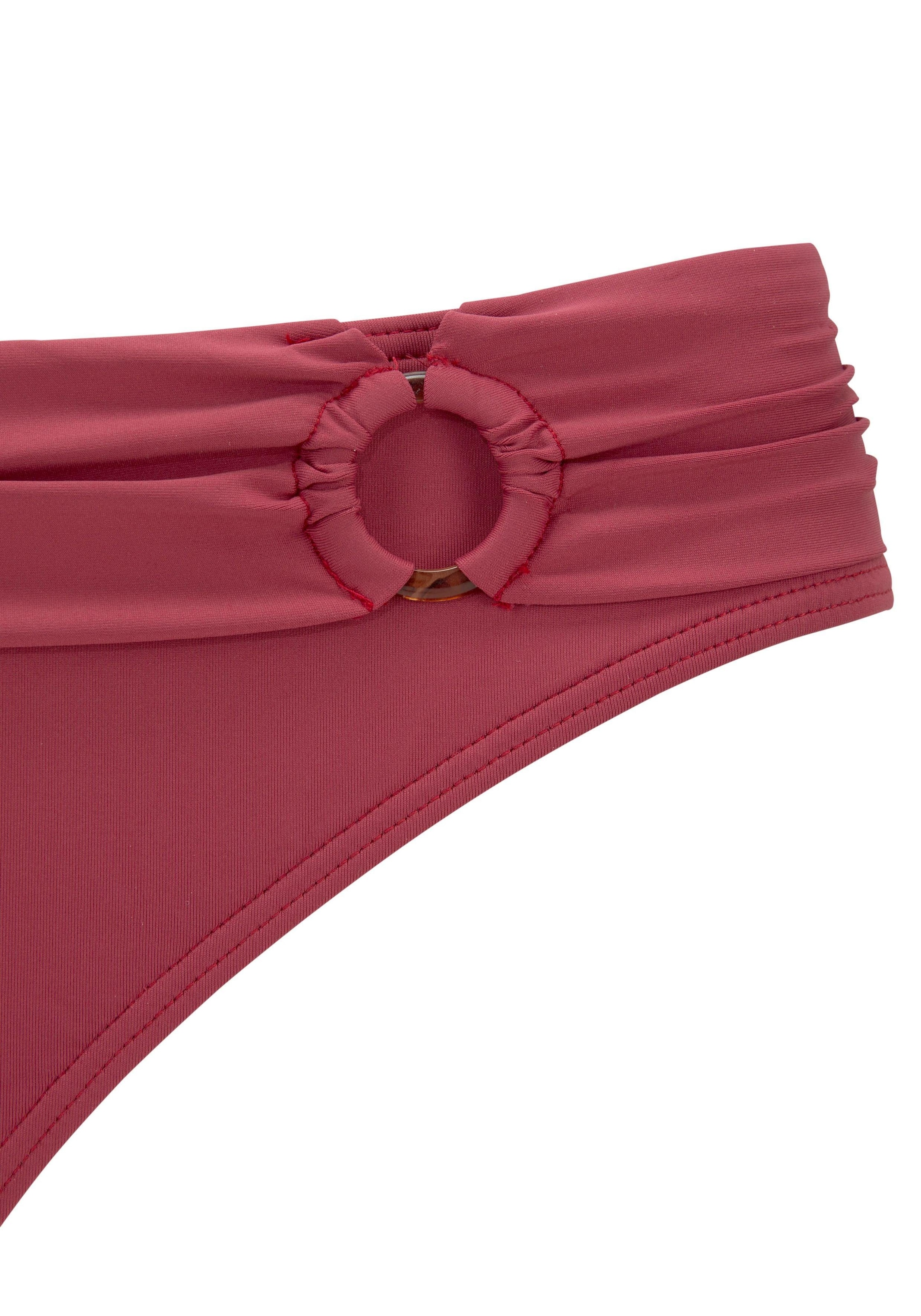 s.Oliver Bikini-Hose »Rome«, mit Umschlagbund