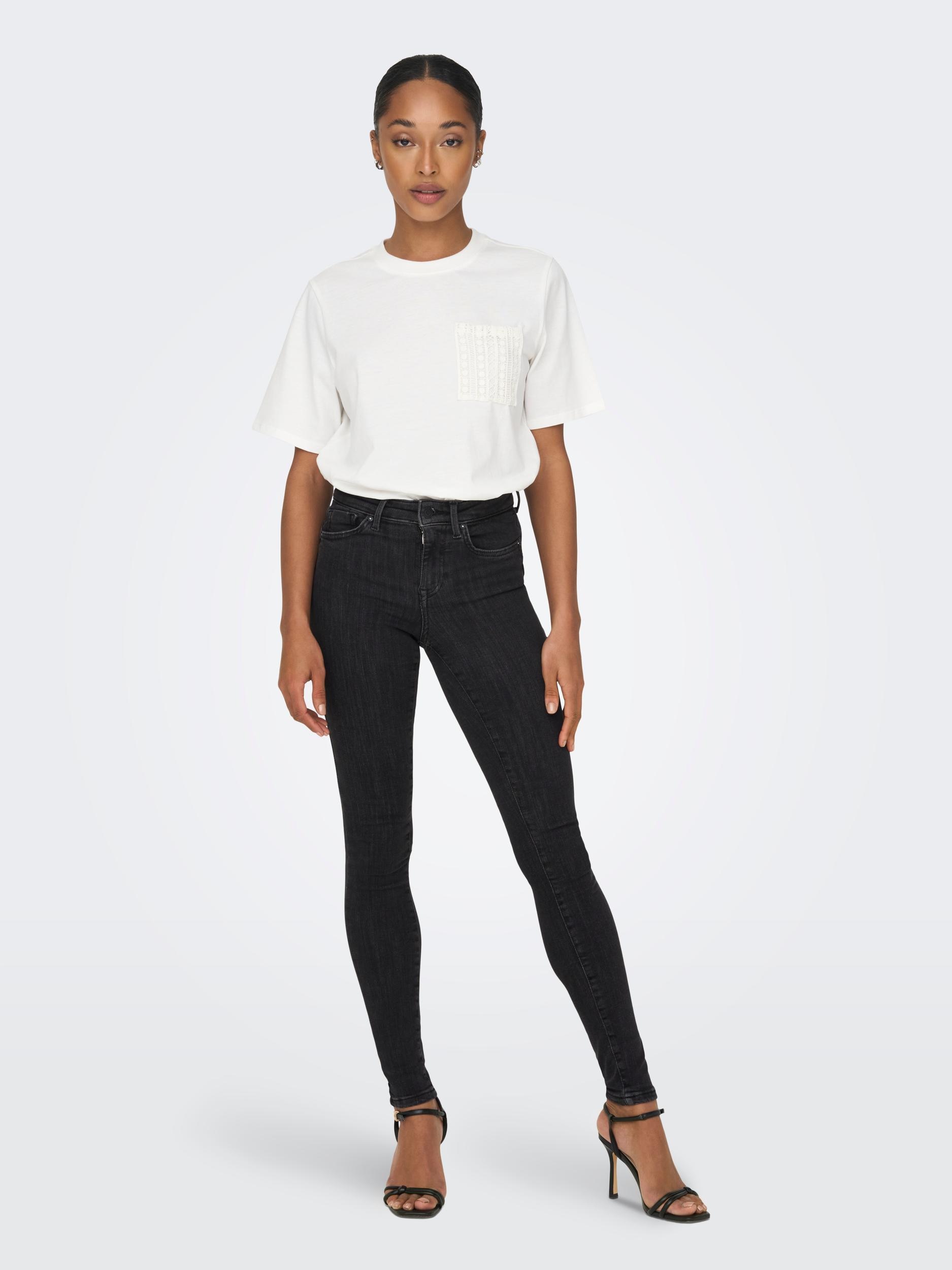 ONLY Skinny-fit-Jeans »ONLPOWER LIFE MID PUSHUP«