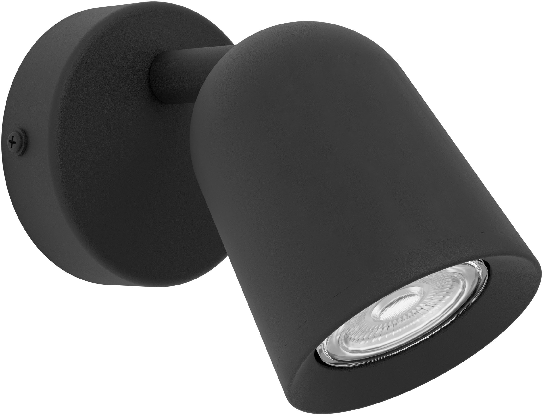 EGLO Deckenspot »CAMALDOLI Spotlampe - Stahl - GU10 - 1X5W - IP20« GU10 1 Stk. Wandleuchte, Wandspot, schwenkbar, Strahler, L8,5 x H11 x AL10,5 cm