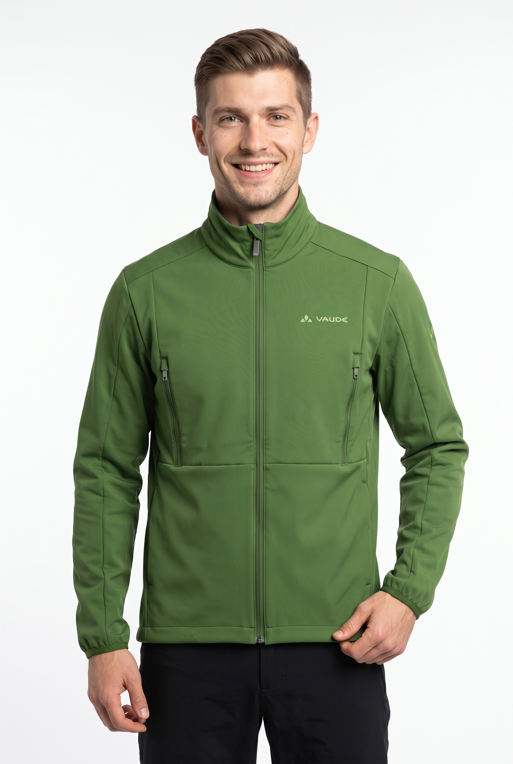 VAUDE Softshelljacke »SE MEN'S ZETAR SOFTSHELL JACKET III« wasserabweisend, windabweisend, aus Polyester und Polyamid