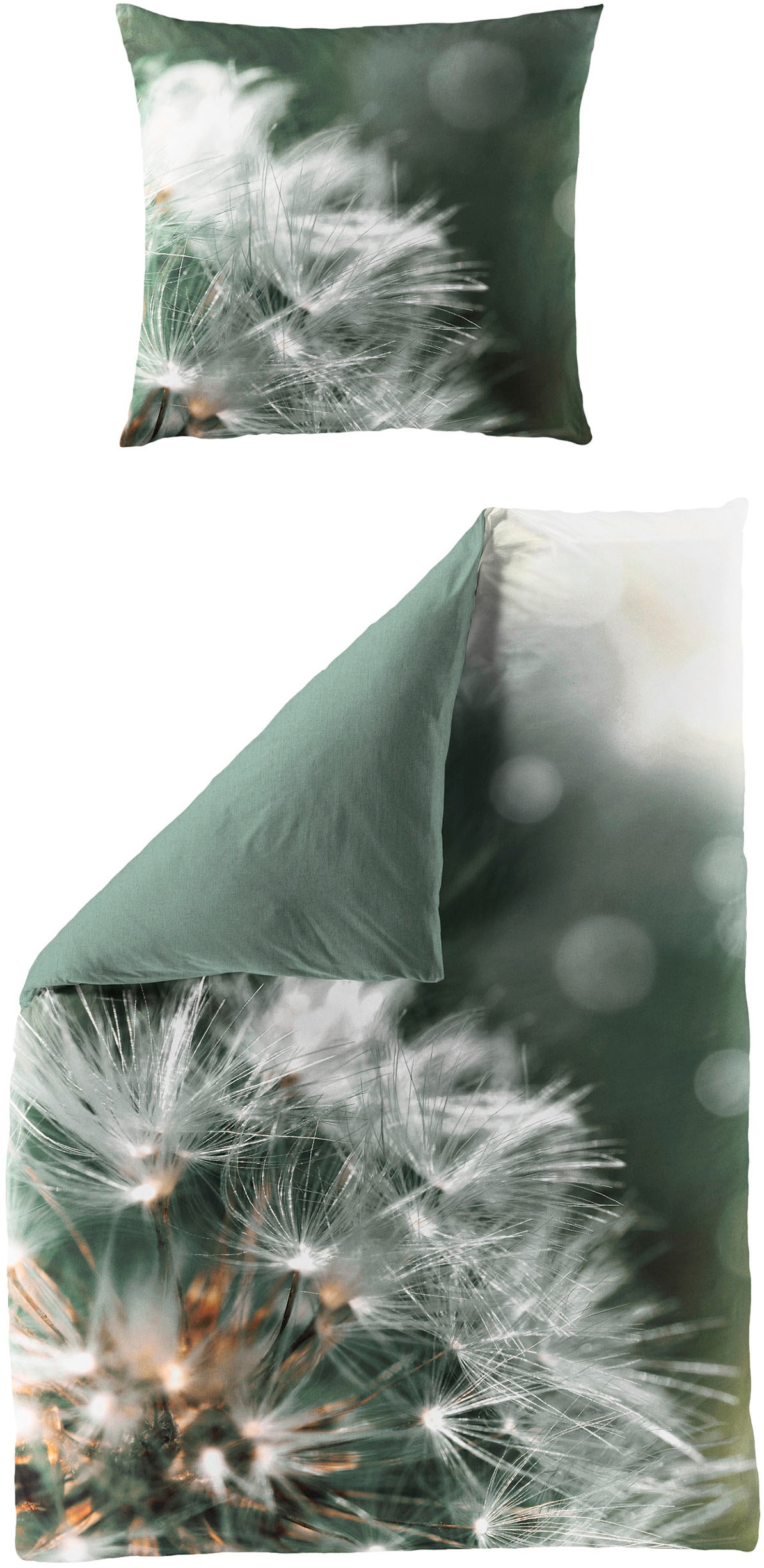 BIERBAUM Bettwäsche »5084«, Mako-Satin, 100 % Baumwolle, pflegeleicht; Digitaldruck