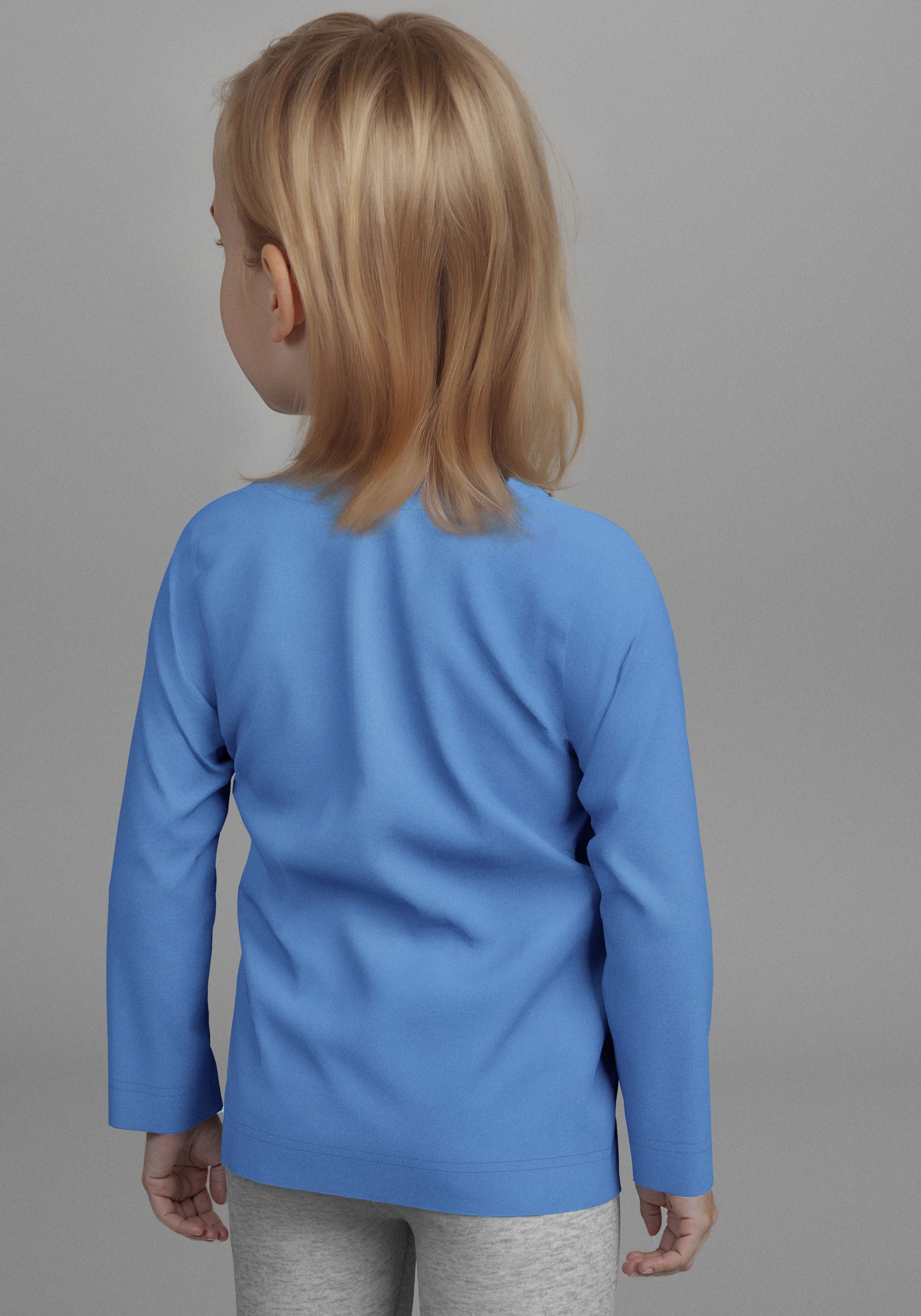 KIDSWORLD Langarmshirt »mit Glitzerprint: PRINCESS HAS ARRIVED« Sprücheshirt, Glitzershirt für kleine Prinzessinnen