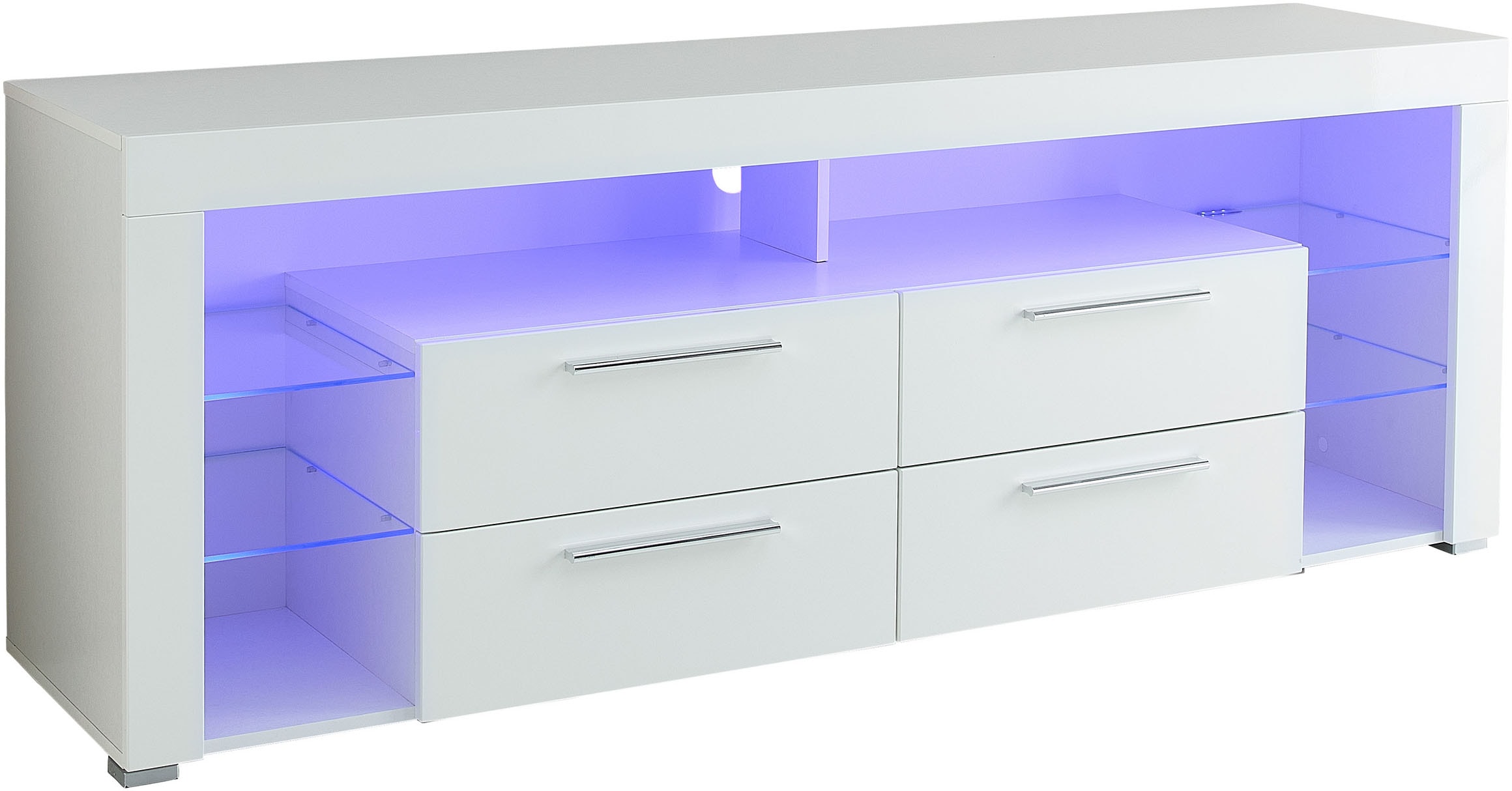 Stolkom TV-Schrank »Goal« 4 Schubkästen, 6 offenen Fächern, Stellmaß 179/66/44 cm