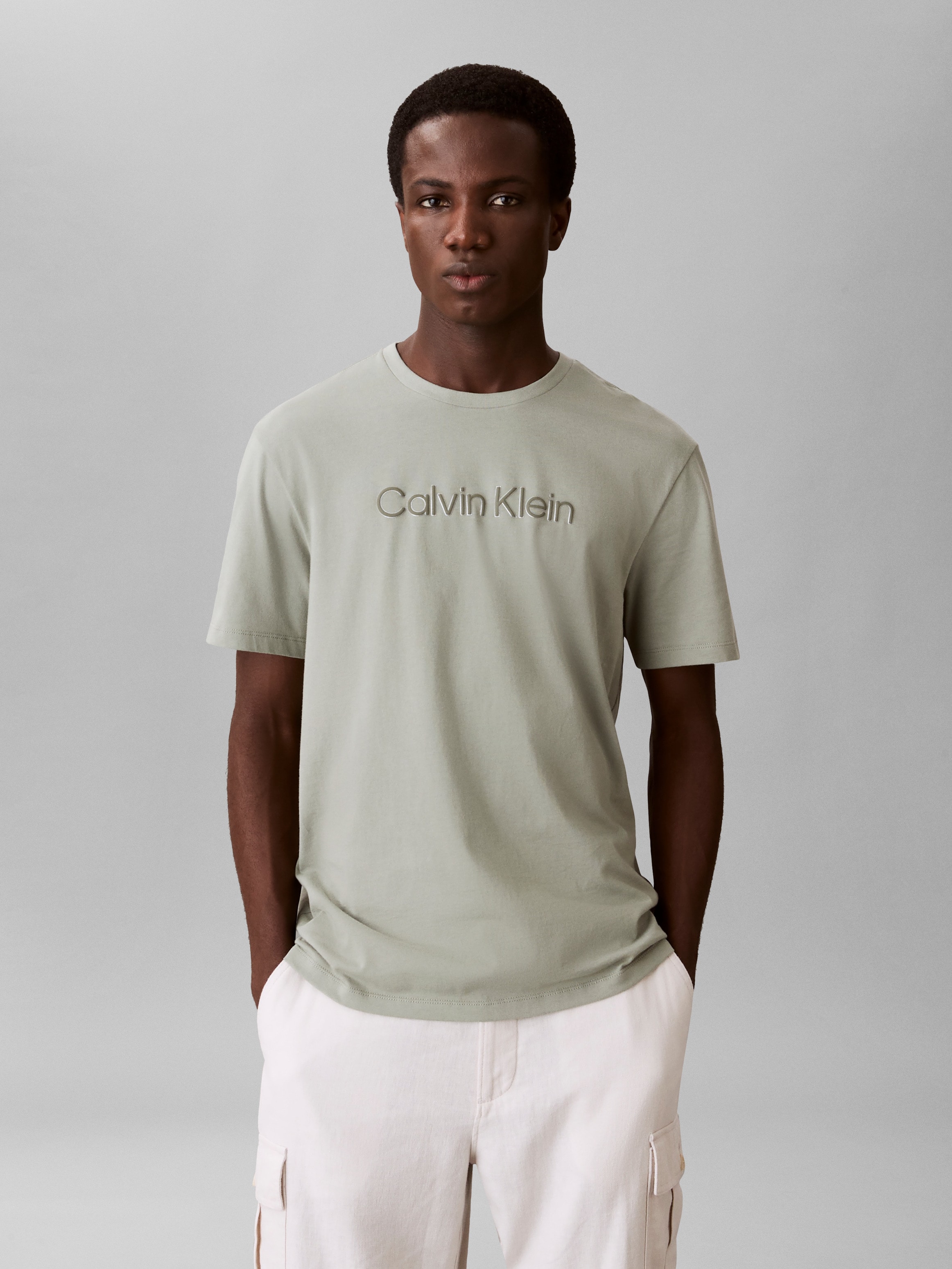 Calvin Klein T-Shirt »30S EU WHOLESALE SPORTSWEAR GRAP« Regular fit mit Rundhalsausschnitt