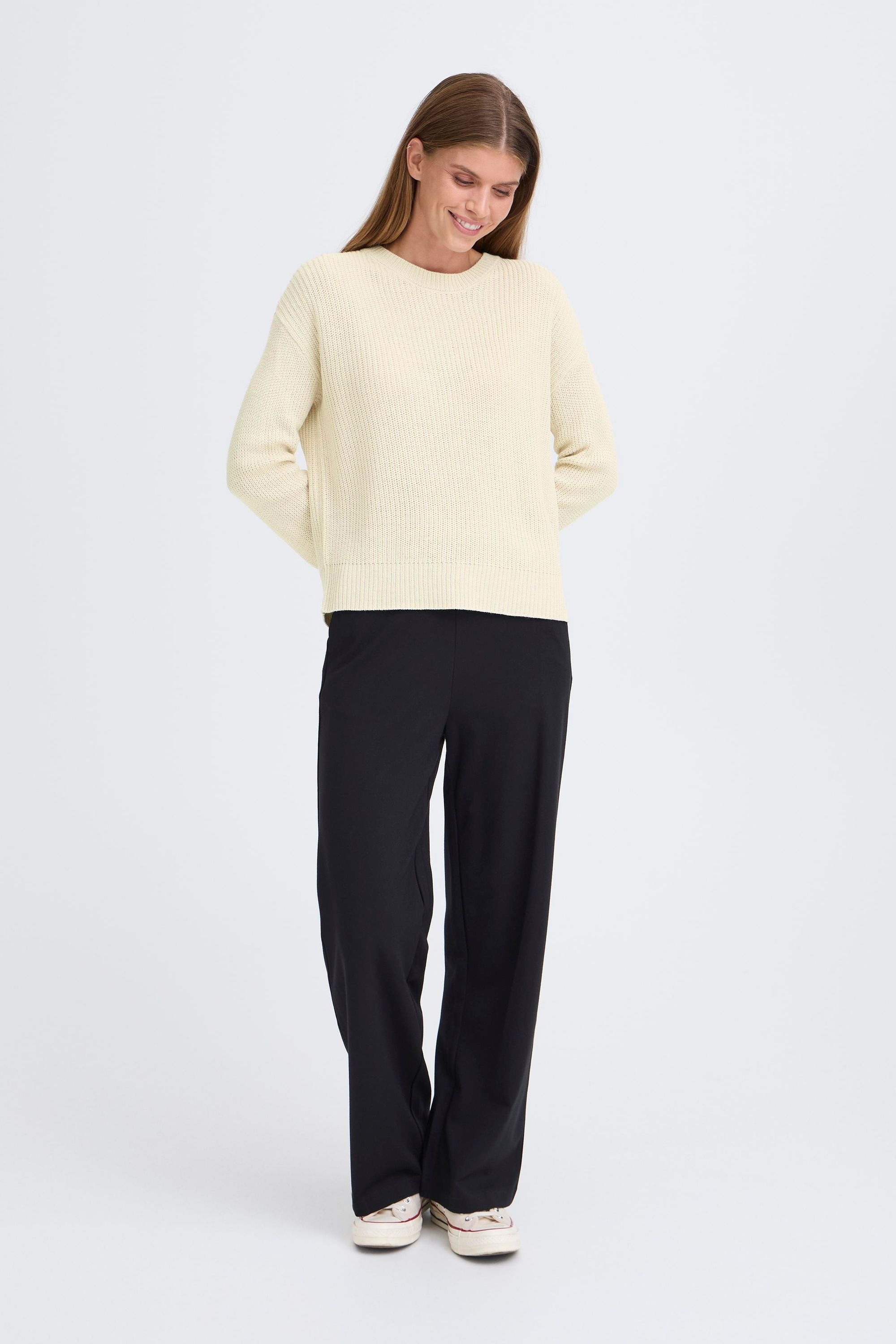 OXMO Strickfleece-Pullover »Strickpullover OXKimni«