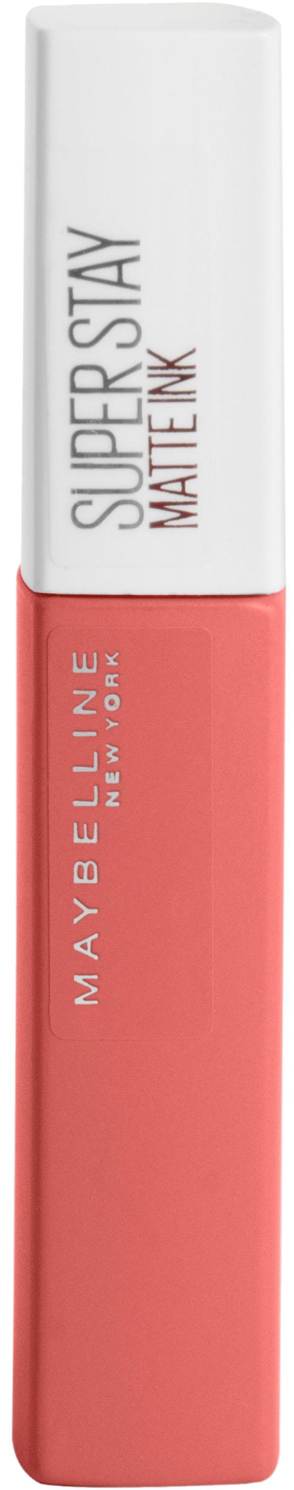 MAYBELLINE NEW YORK Lippenstift »Super Stay Matte Ink«, mit natürlichen Inhaltstoffen