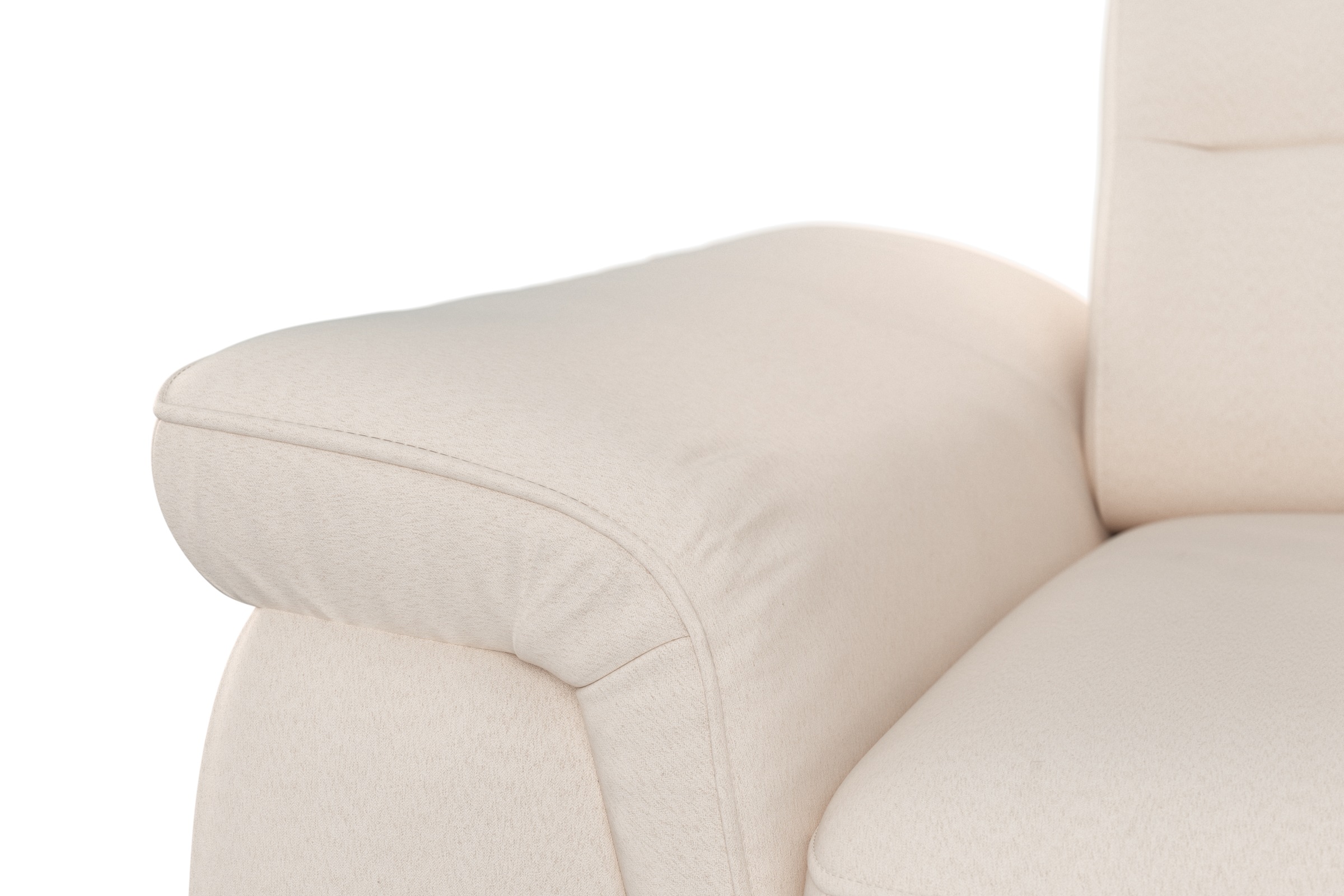 sit&more Ecksofa »Sinatra L-Form« mit Ottomane, optional mit Kopfteilverstellung und Armteilfunktion