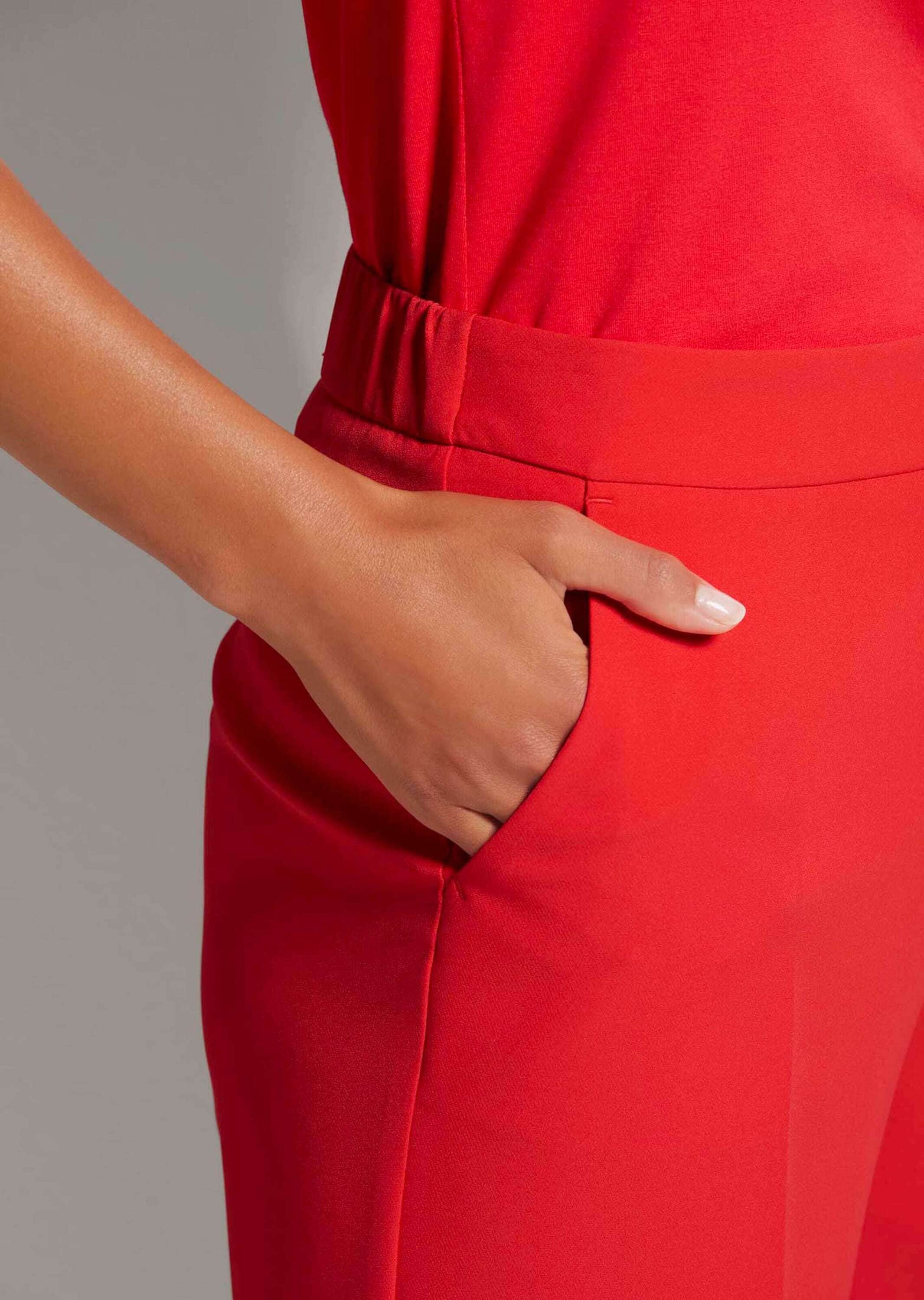MADELEINE Stoffhose »Schlupfhose Elegante Damenhose mit Bügelfalten«