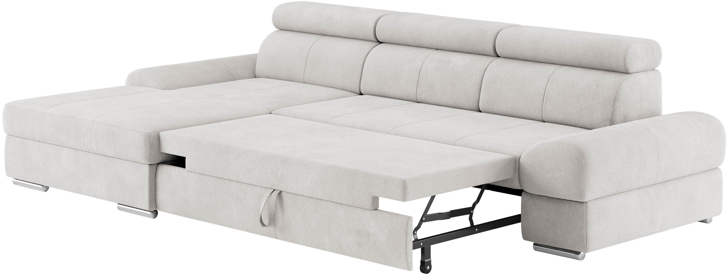 sit&more Ecksofa »Broadway L-Form«, inklusive Kopfteilverstellung, wahlweise mit Bettfunktion