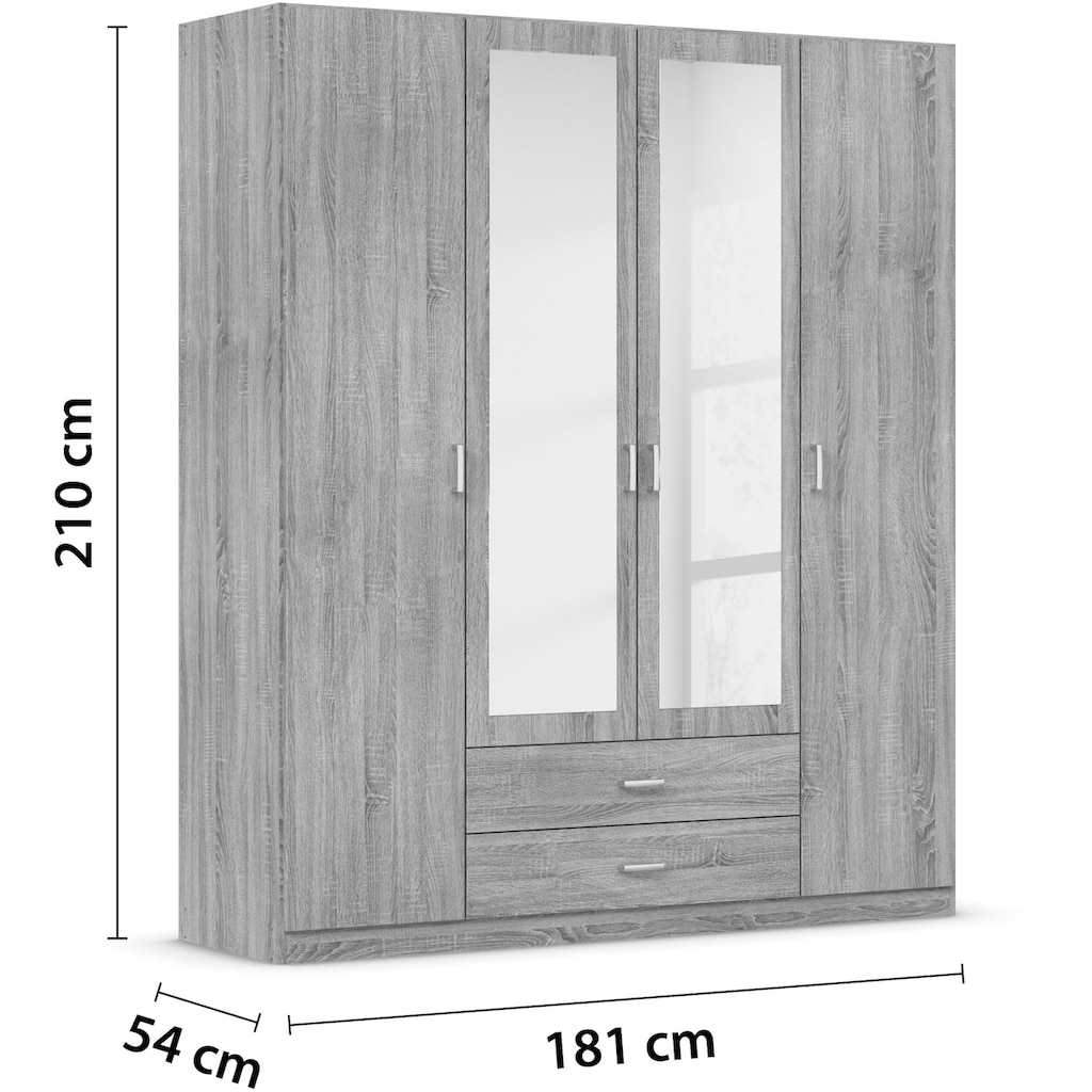 rauch Kleiderschrank »Gamma Drehtürenschrank Garderobe Schrank mit Spiegel«