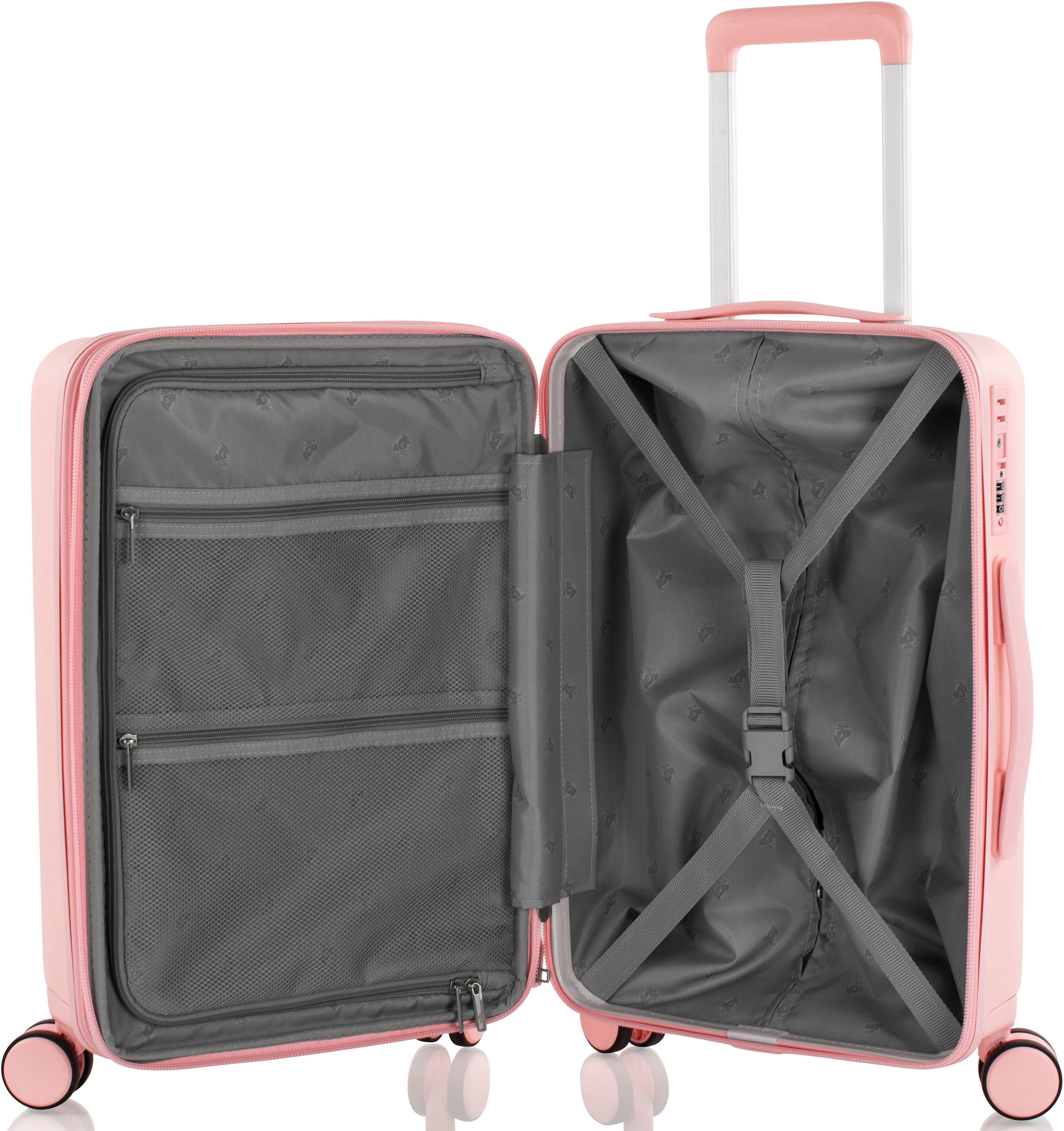Heys Hartschalen-Trolley »Pastel, in verschiedenen Farben und Größen« 42 l 4 Rollen Heys  Handgepäck-Koffer TSA Schloss Volumenerweiterung