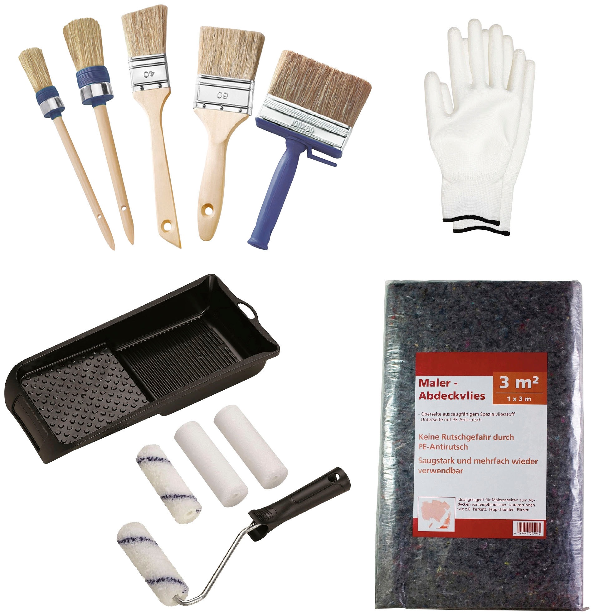 Bodenmeister Malerset »Lasur und Lackierset«, (Set, 12 St.) kaufen