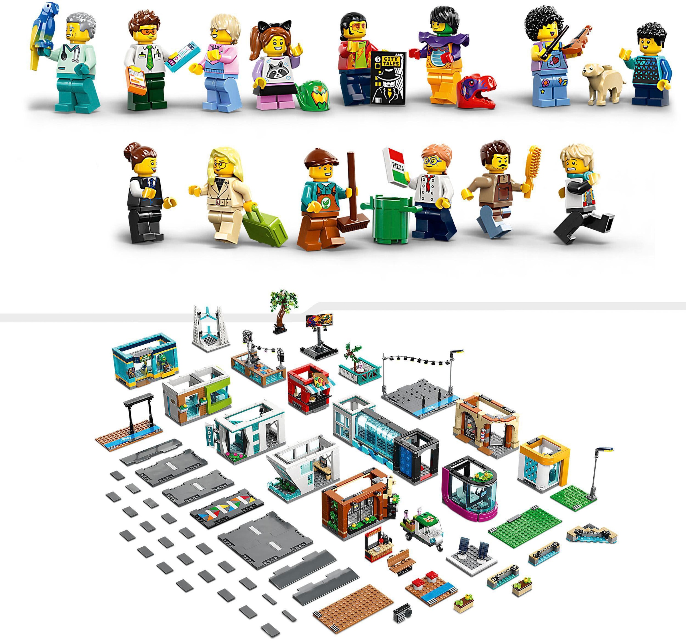 LEGO® Konstruktionsspielsteine »Stadtzentrum (60380), LEGO® City«, (2010 St.), Made in Europe