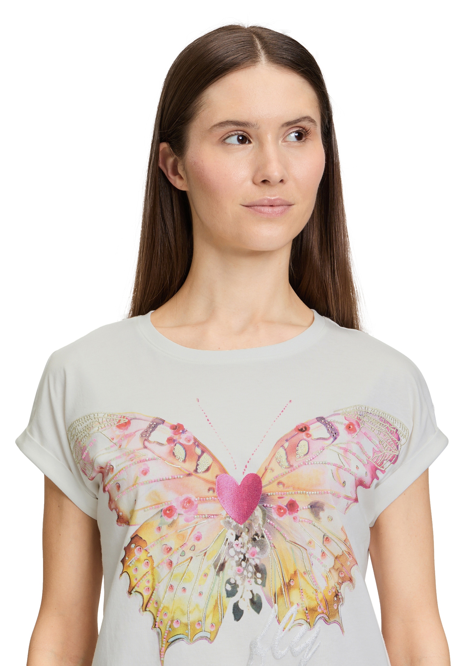 Cartoon Kurzarmshirt »Printshirt mit Ärmelaufschlag«