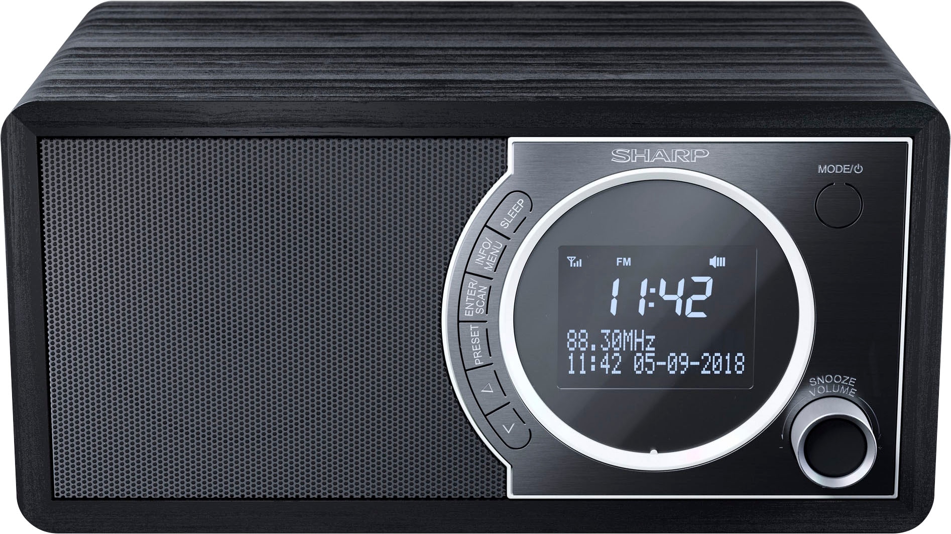 Sharp Digitalradio (DAB+) »DR-450«, mit RDS ➥ Garantie Automatische 6 Jahre UNIVERSAL (Bluetooth 3 W) (DAB+)-FM-Tuner | XXL Senderverfolgung-Digitalradio