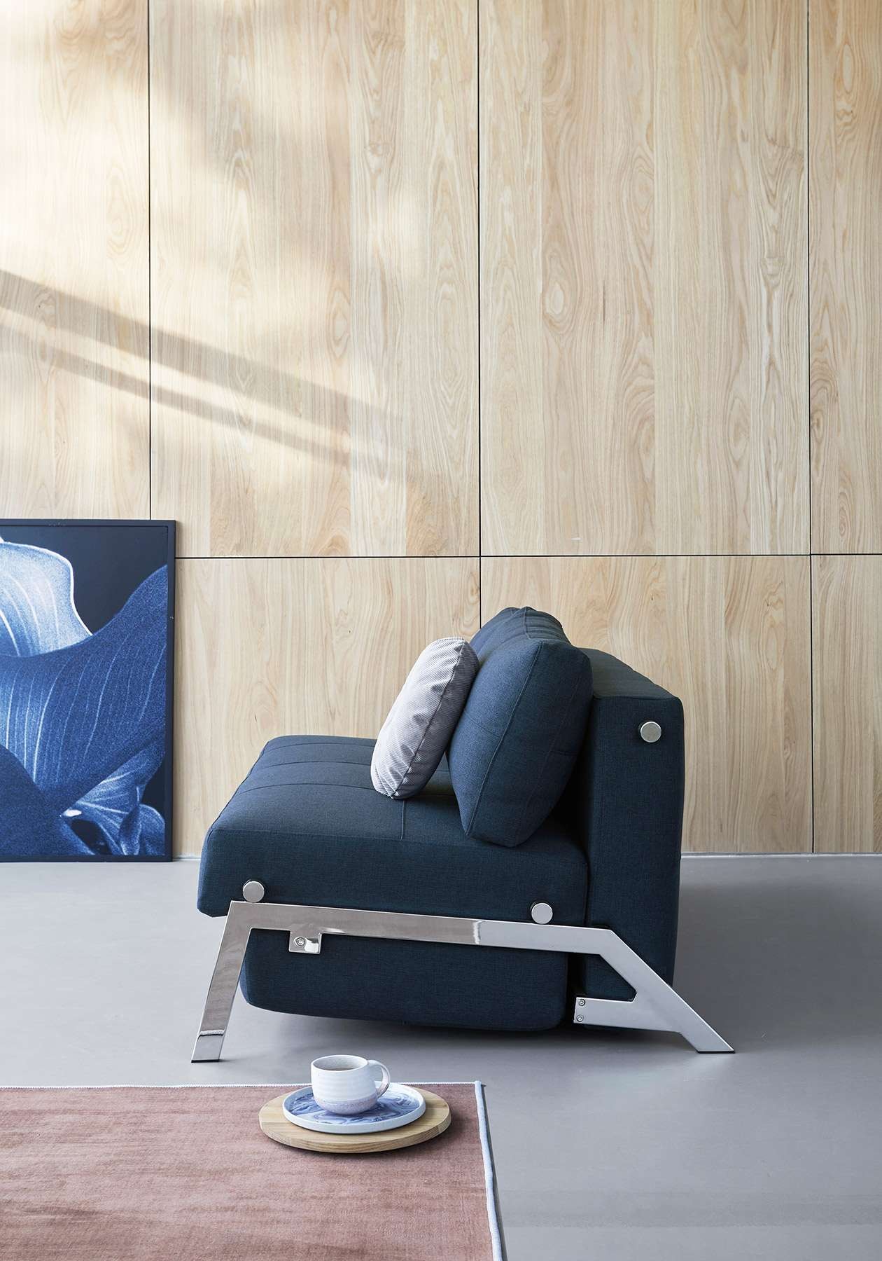 INNOVATION LIVING ™ Schlafsofa »Cubed Klappsofa, hochwertige Schlaffunktion, Design und extra Komfort« Frontauszug, sehr platzsparend, abgewinkelt Sitzen, waagerecht liegen