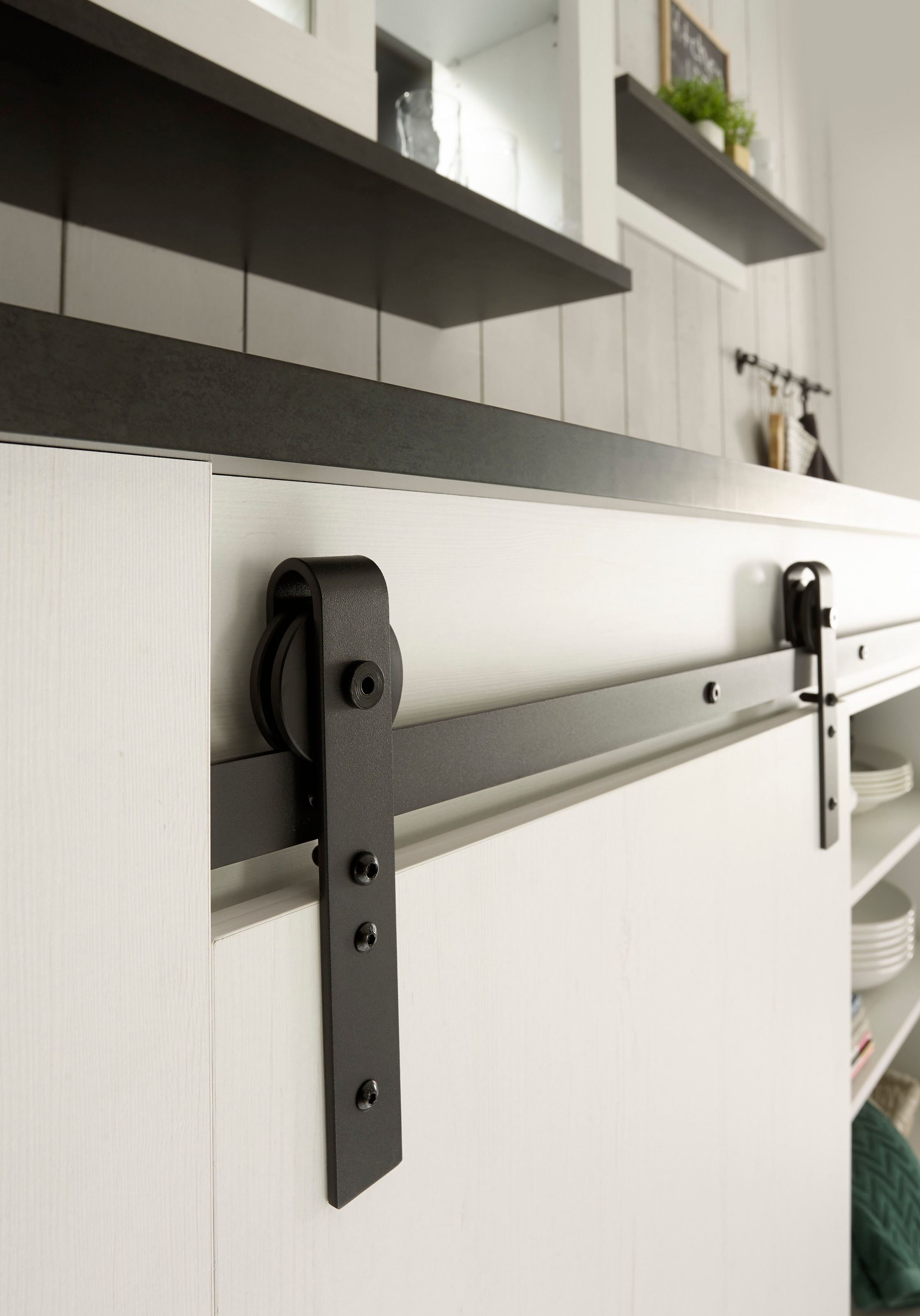 Home affaire Küche »Sherwood« Breite 240 cm, ohne E-Geräte