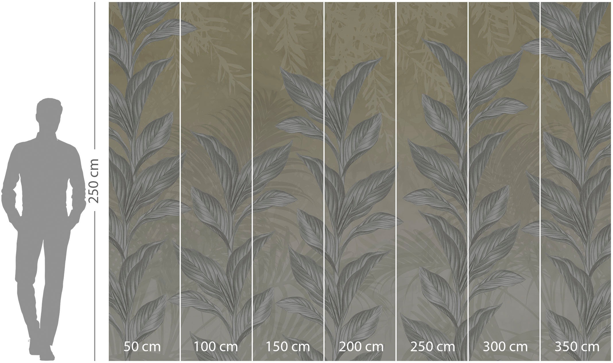 Komar Vliestapete »Digitaldruck Vlies - Spring Frost - Größe 350 x 250 cm«, bedruckt, Wohnzimmer, Schlafzimmer
