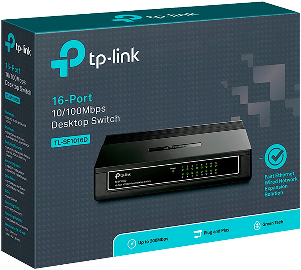 TP-Link Netzwerk-Switch »TL-SF1016D«
