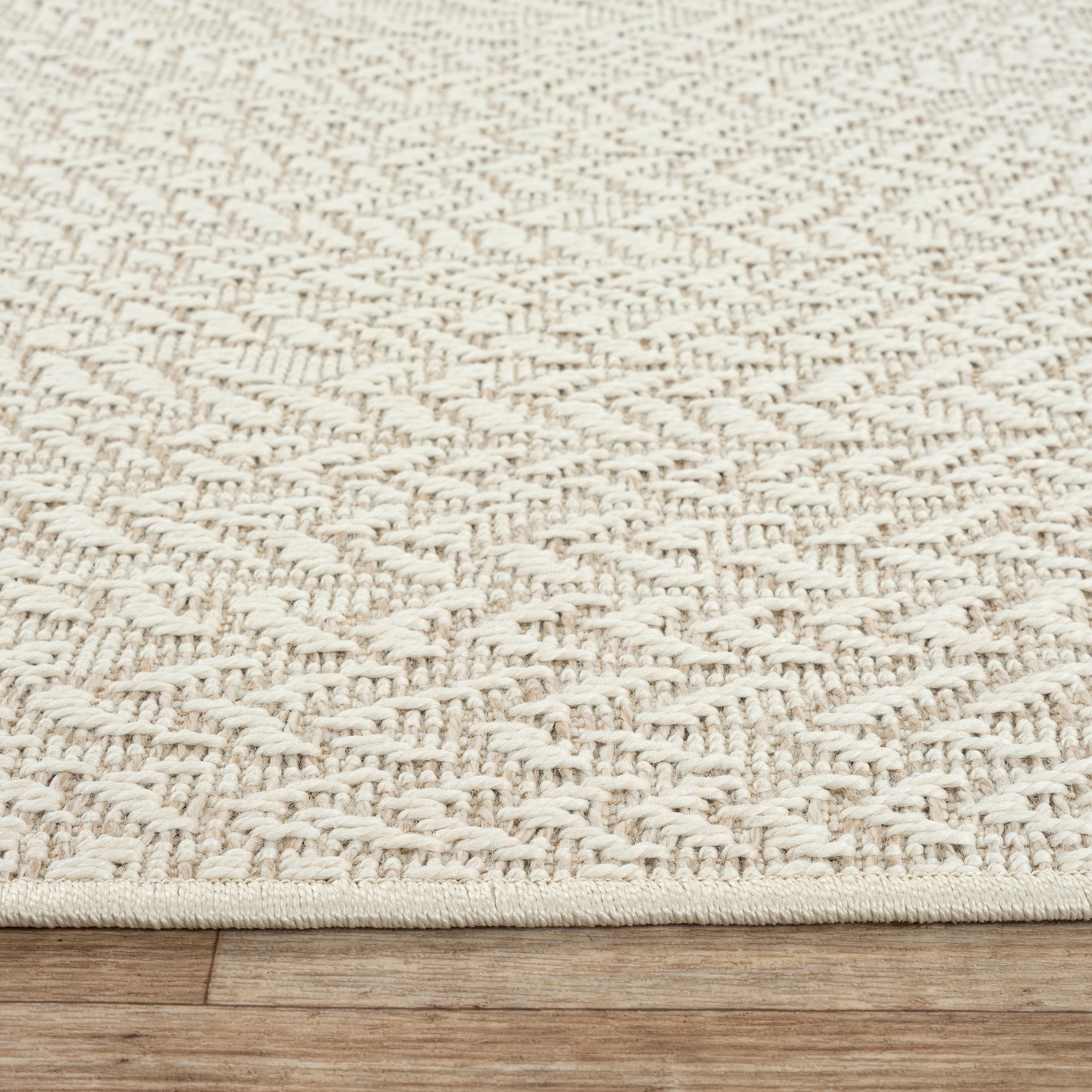 merinos Teppich »Kenzy 5« rund 10 mm Höhe robuster In- und Outdoor Teppich im natürlichen Jute-Look, wetterfest