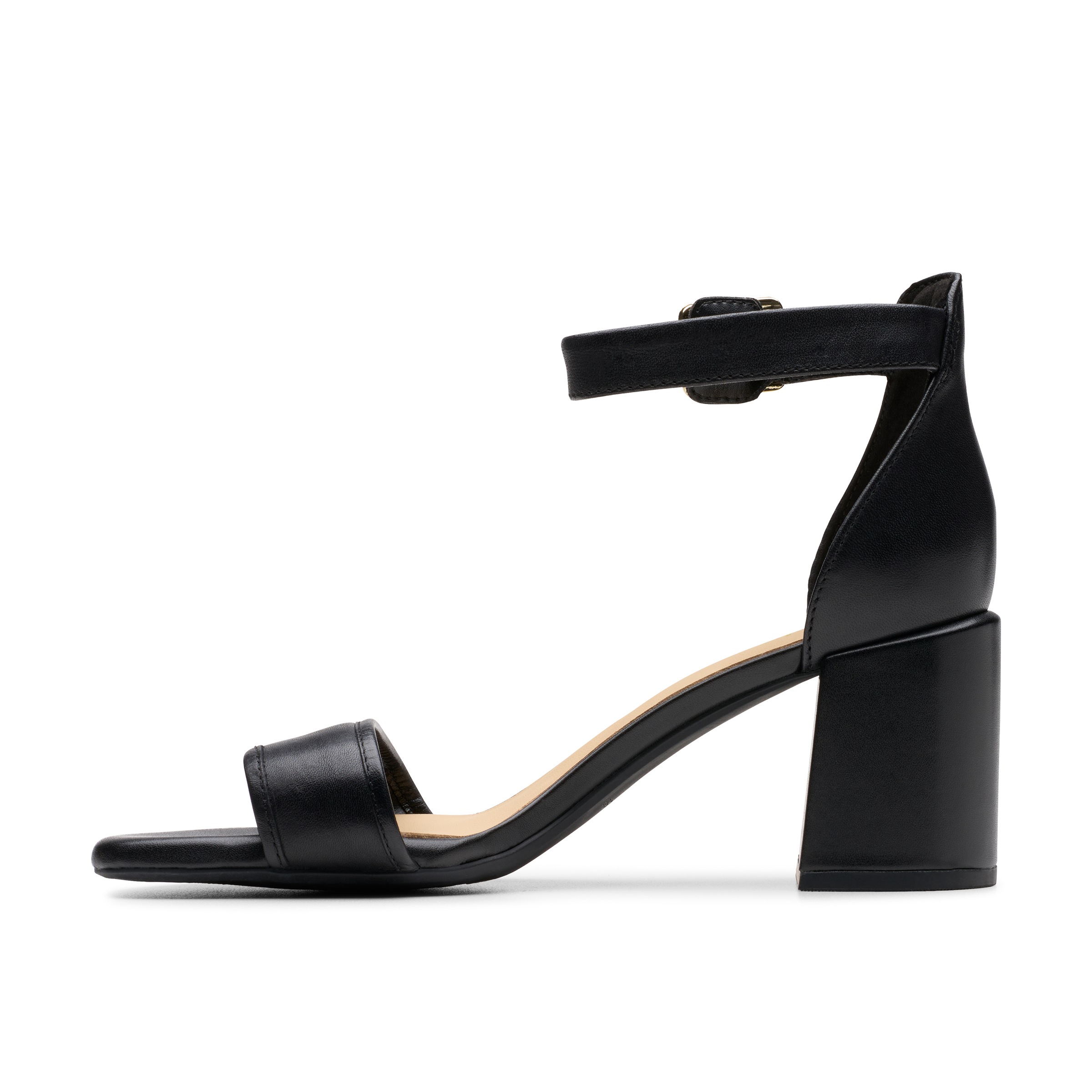 Clarks Sandale »Ezoria Mae«, Festtagsschuh, Sandalette mit Blockabsatz