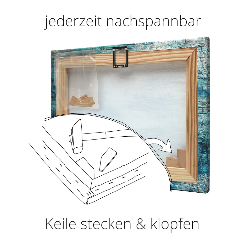 Artland Wandbild »Tiger Kopf«, Wildtiere, (1 St.)