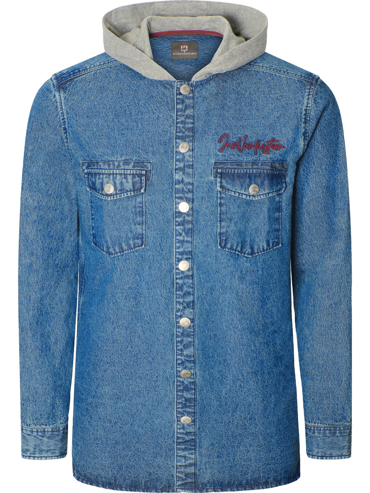Jan Vanderstorm Jeanshemd »Jeanshemd OLAFUR«