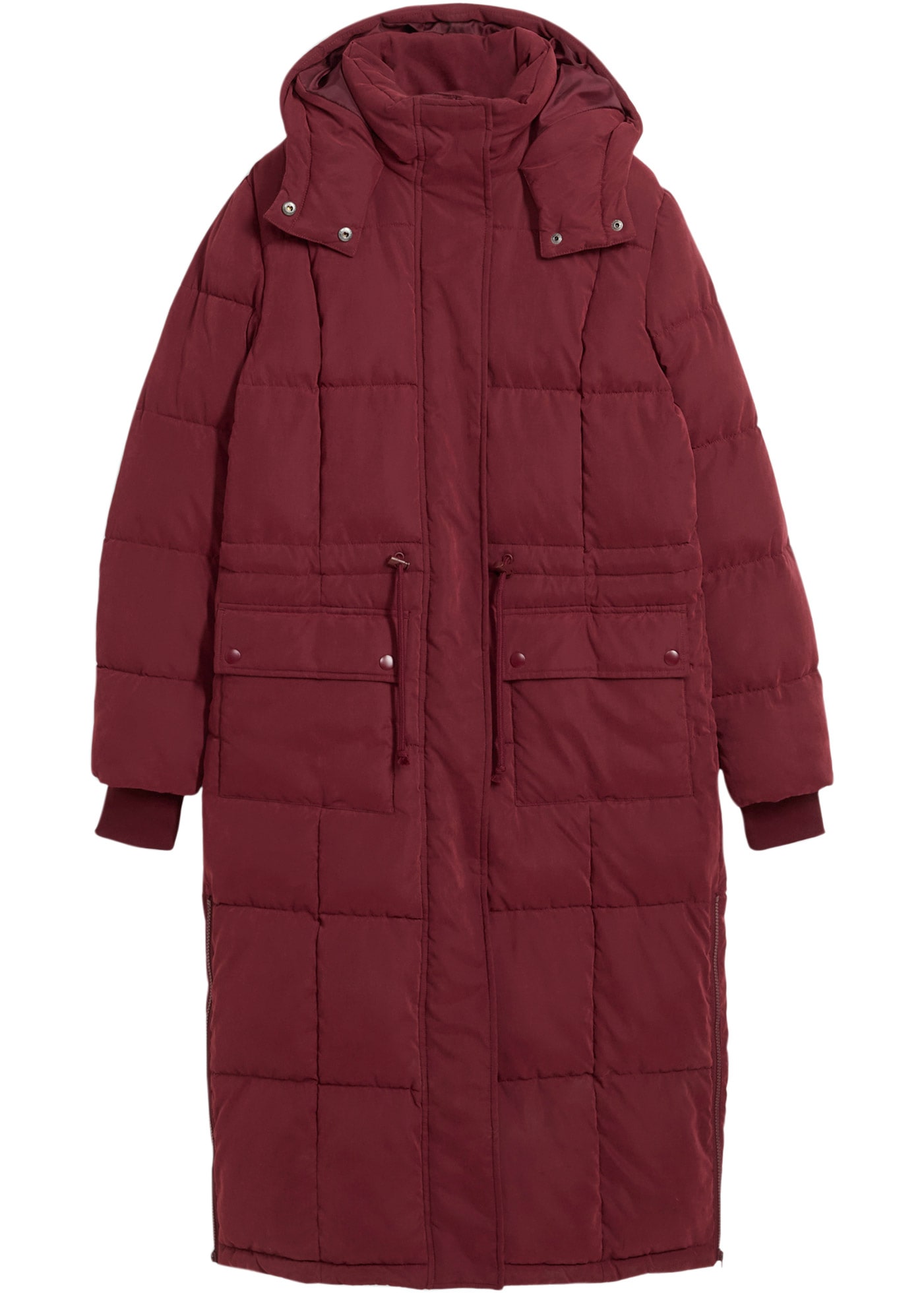 bonprix Steppmantel »Wintermantel mit seitlichen Reißverschlüssen« Wintermantel mit seitlichen Reißverschlüssen