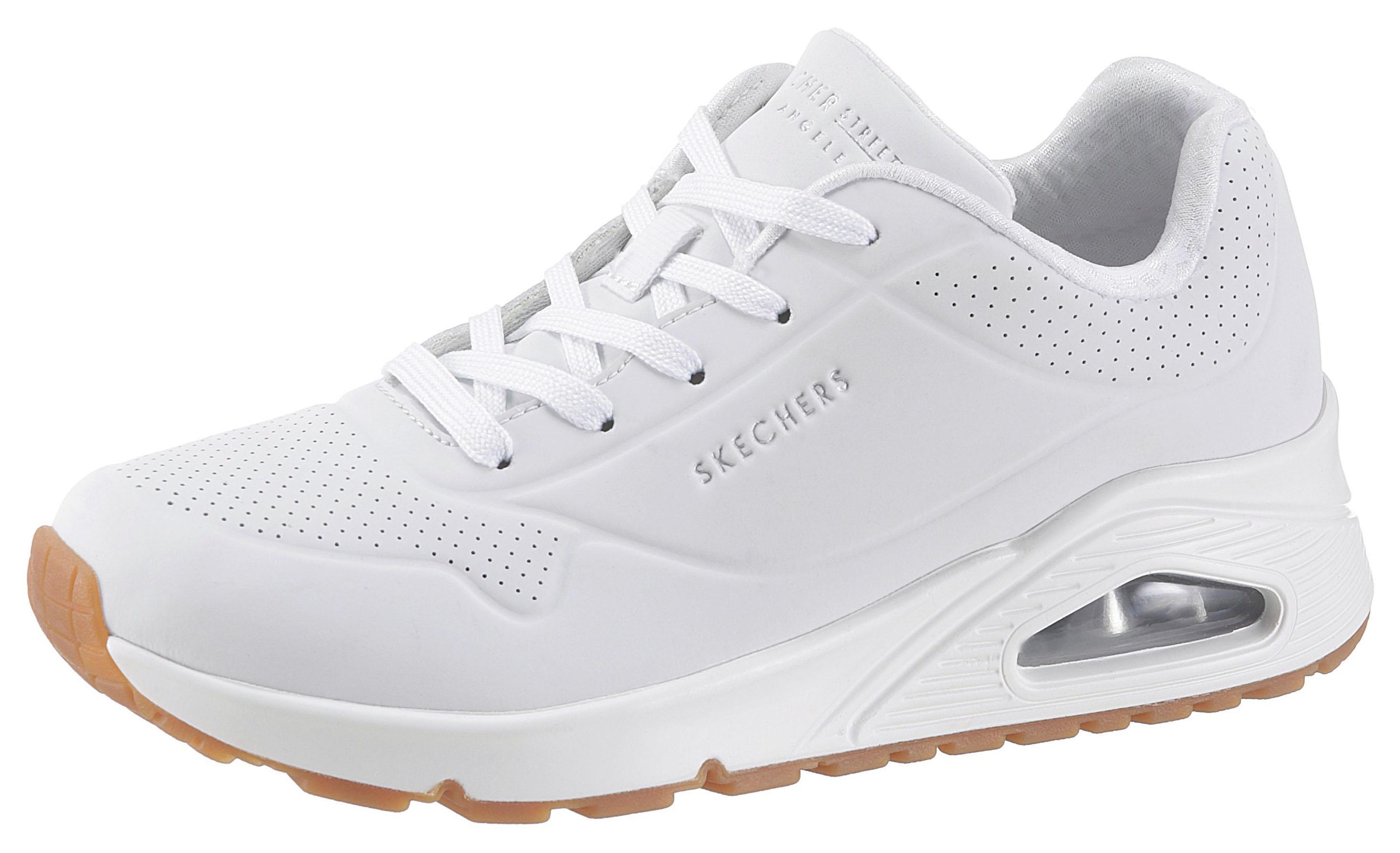 Skechers Sneaker »Street Uno - Stand on Air«, im schlichten Look, Freizeitschuh, Halbschuh, Schnürschuh