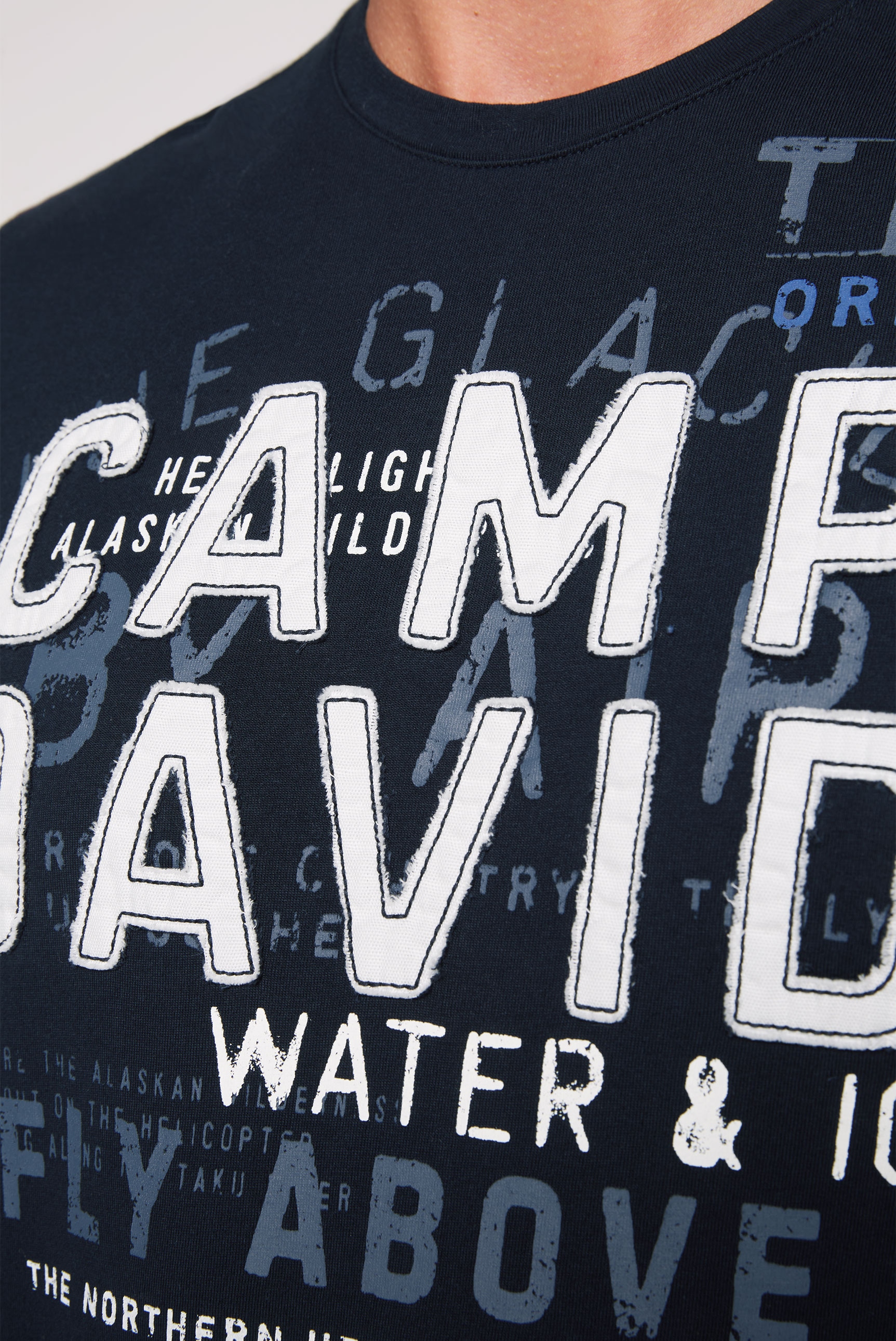 CAMP DAVID Langarmshirt, mit mehreren Prints