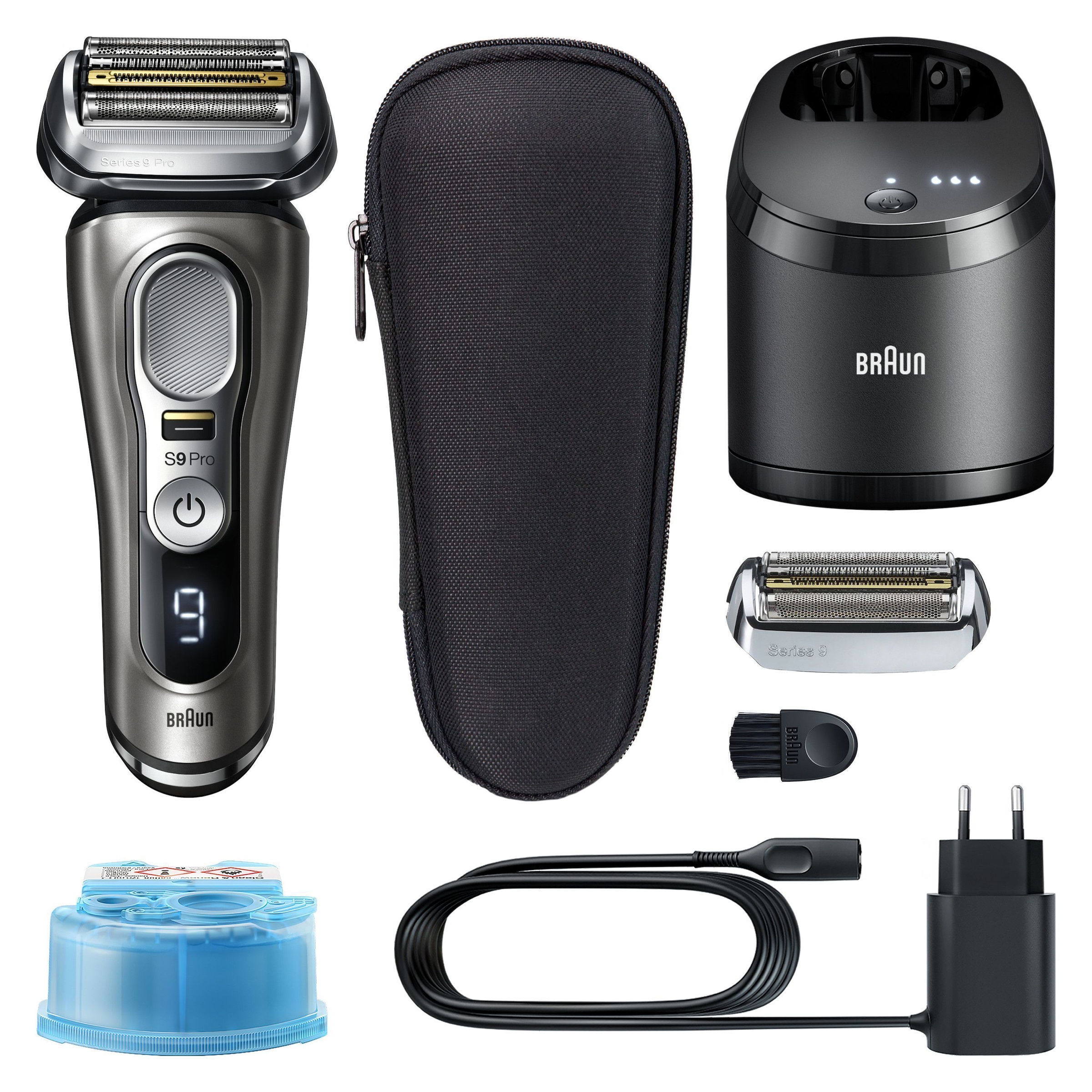 Braun Elektrorasierer »Series 9 Pro 9465cc«, 5-Stufen-Reinigungs- und Ladestation, Wet&Dry, ProLift Trimmer