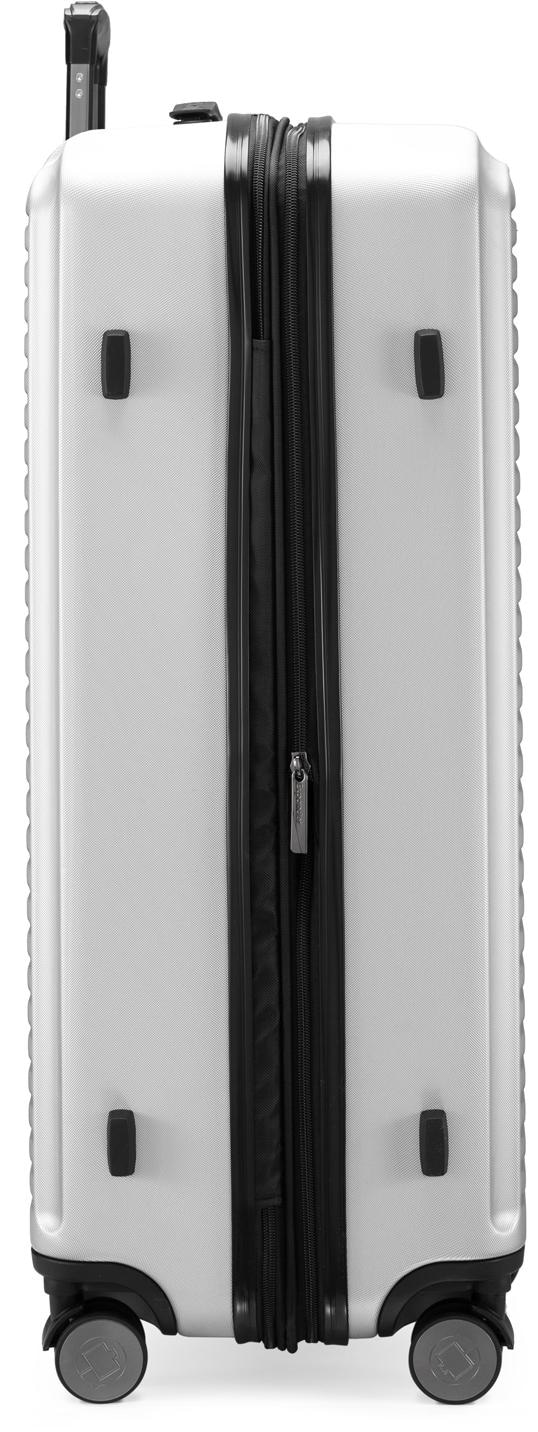 Hauptstadtkoffer Hartschalen-Trolley »Mitte, weiß, 77 cm«, 4 Rollen, Hartschalen-Koffer Reisegepäck TSA Schloss Volumenerweiterung